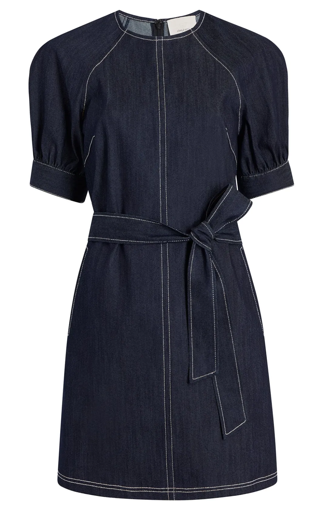 Mini<Cinq à Sept Abby Dress Indigo/White