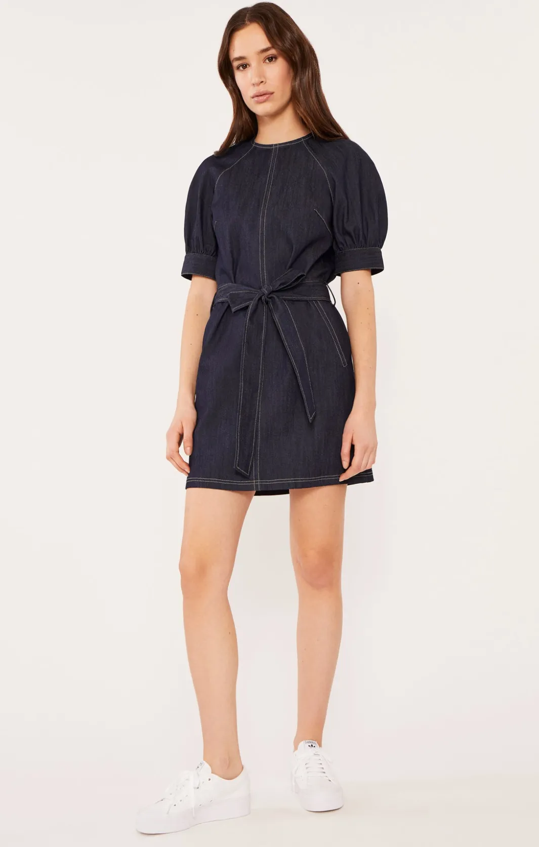 Mini<Cinq à Sept Abby Dress Indigo/White