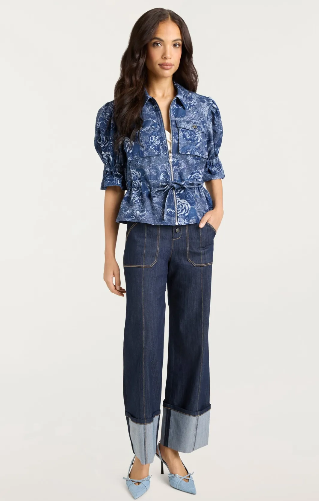 Jackets | Denim<Cinq à Sept Adie Jacket IndigoMulti
