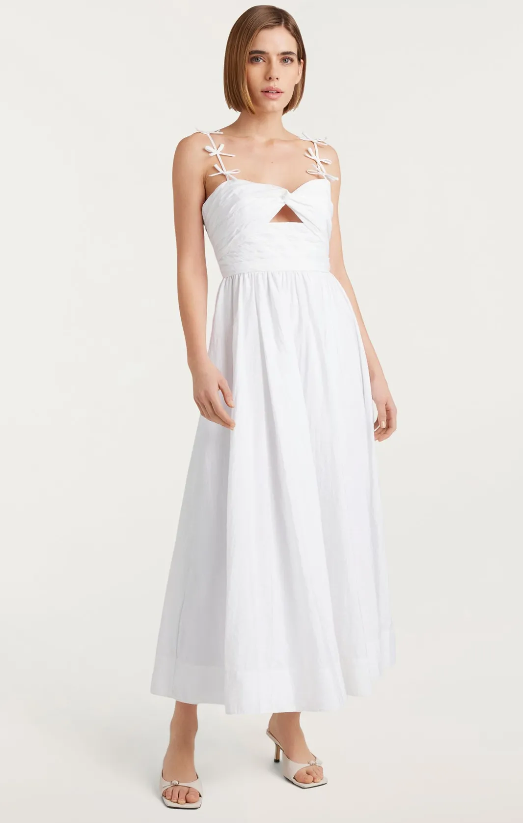 Midi<Cinq à Sept Agnes Dress White