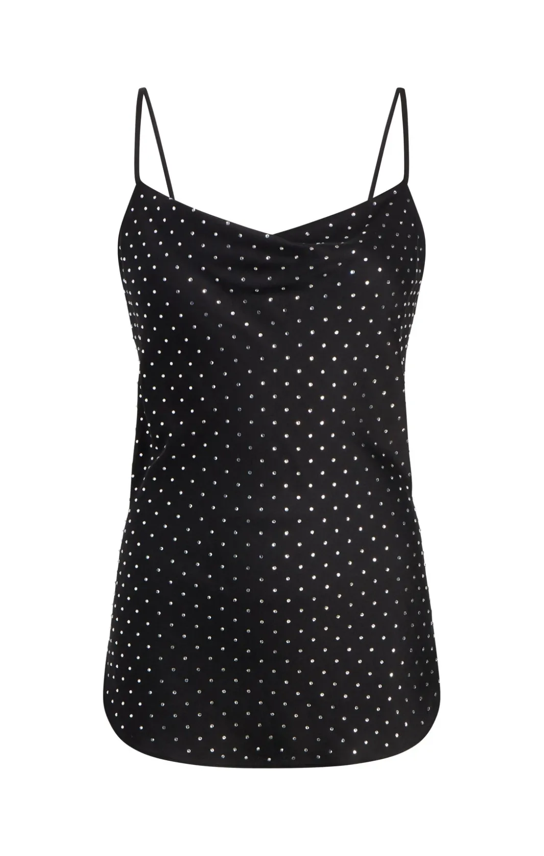 Tank Tops & Camisoles<Cinq à Sept Allover Heatset Marta Cami Black