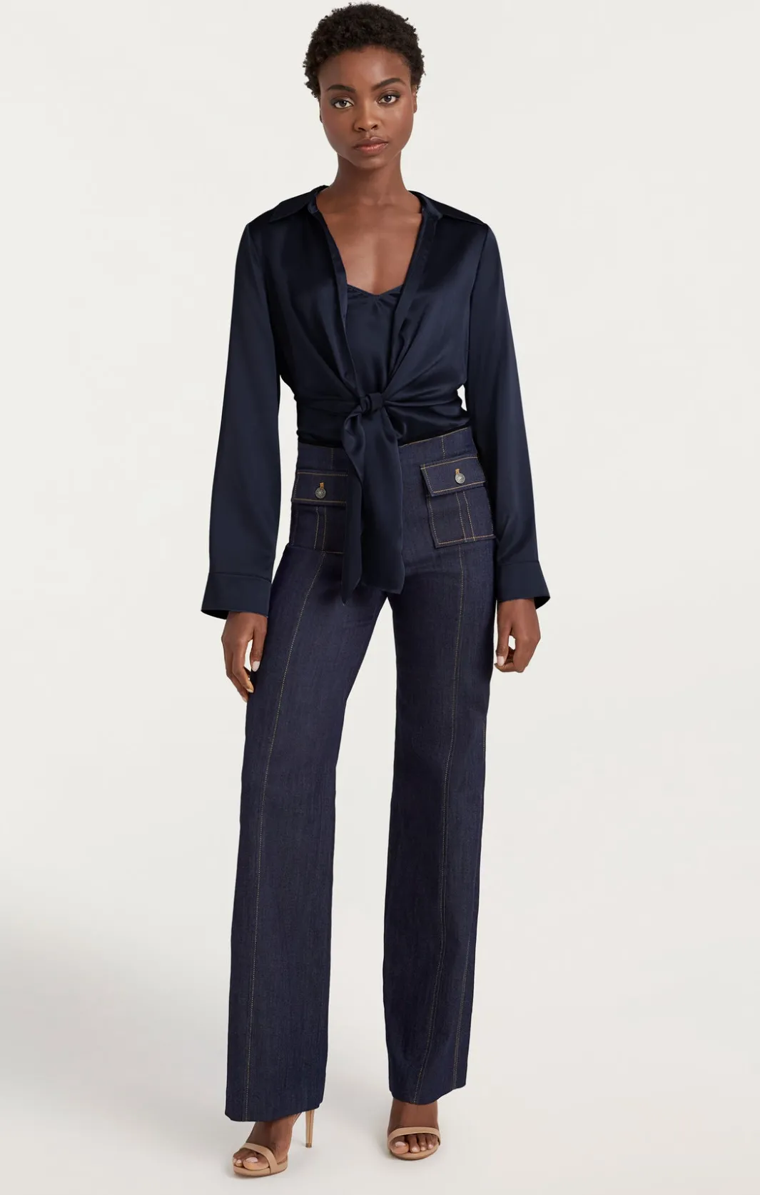 Long Sleeve Tops<Cinq à Sept Ally Top Navy
