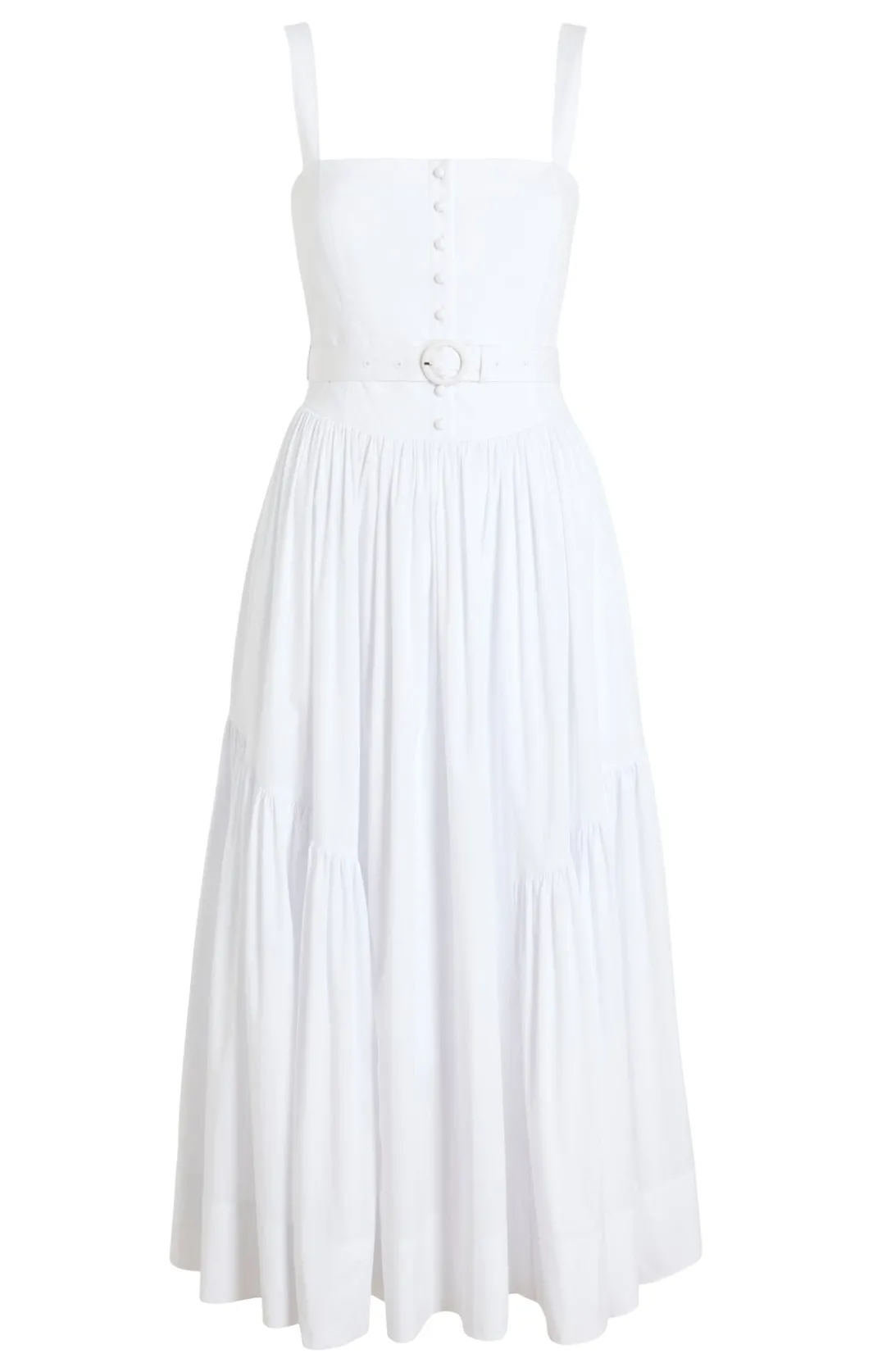 Midi<Cinq à Sept Amber Dress White