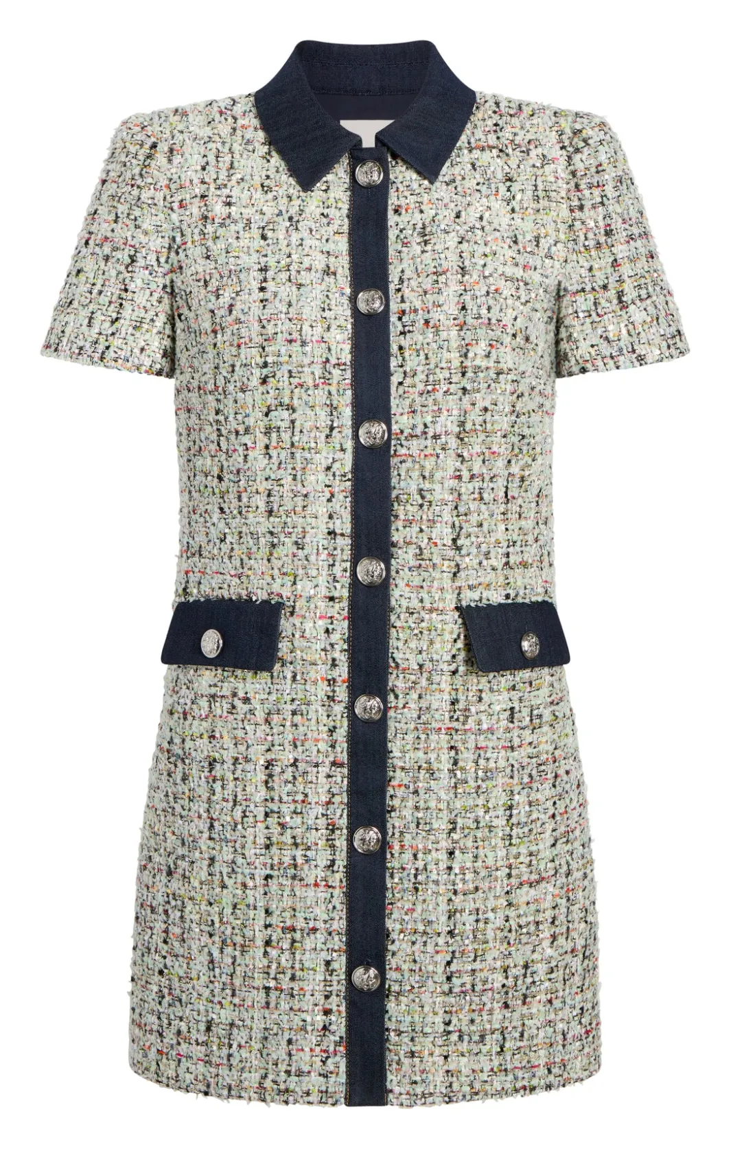 Mini<Cinq à Sept Anya Boucle Pammy Dress PatinaMulti