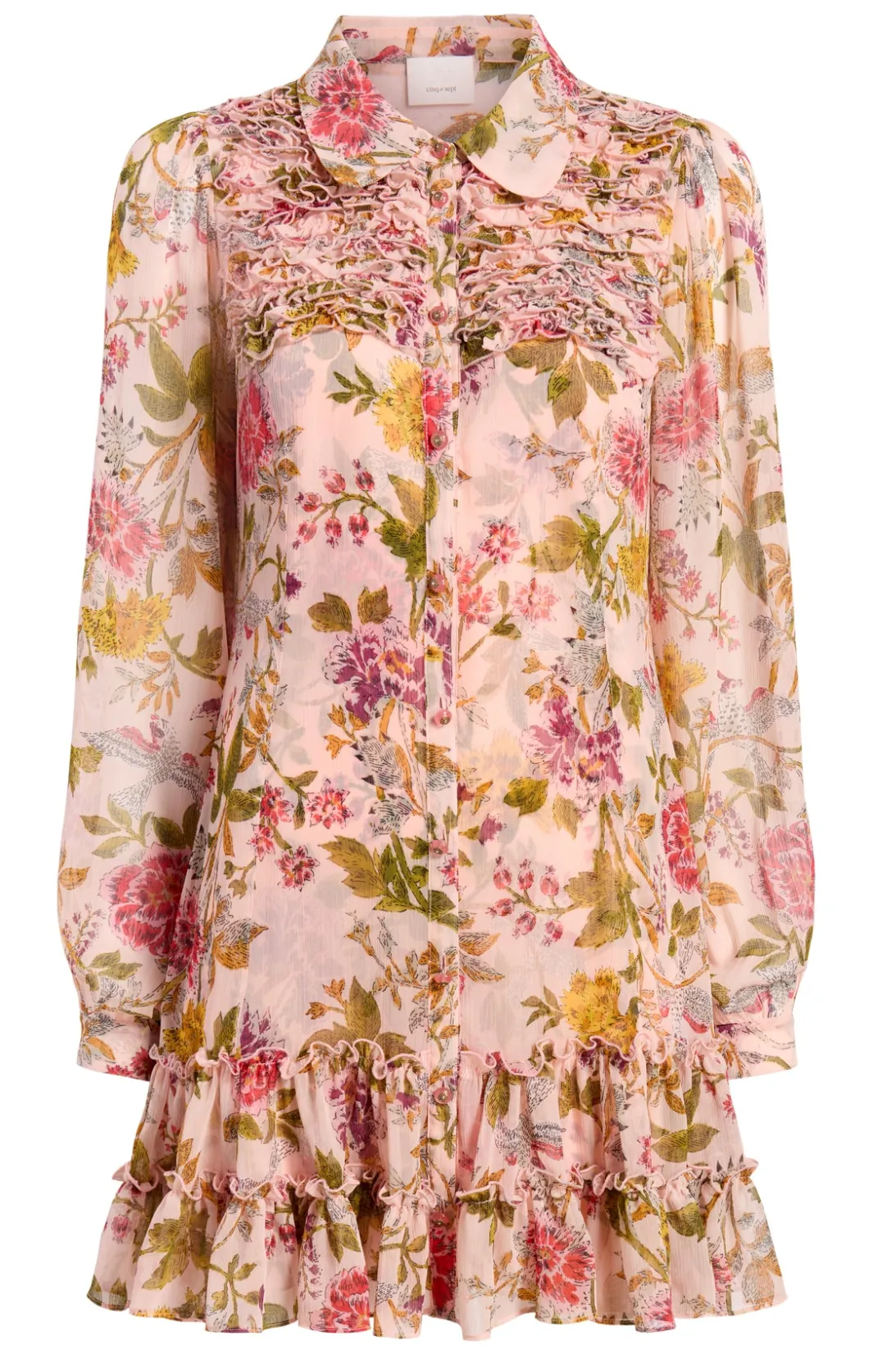 Mini<Cinq à Sept Barnes Dress SoftPinkMulti