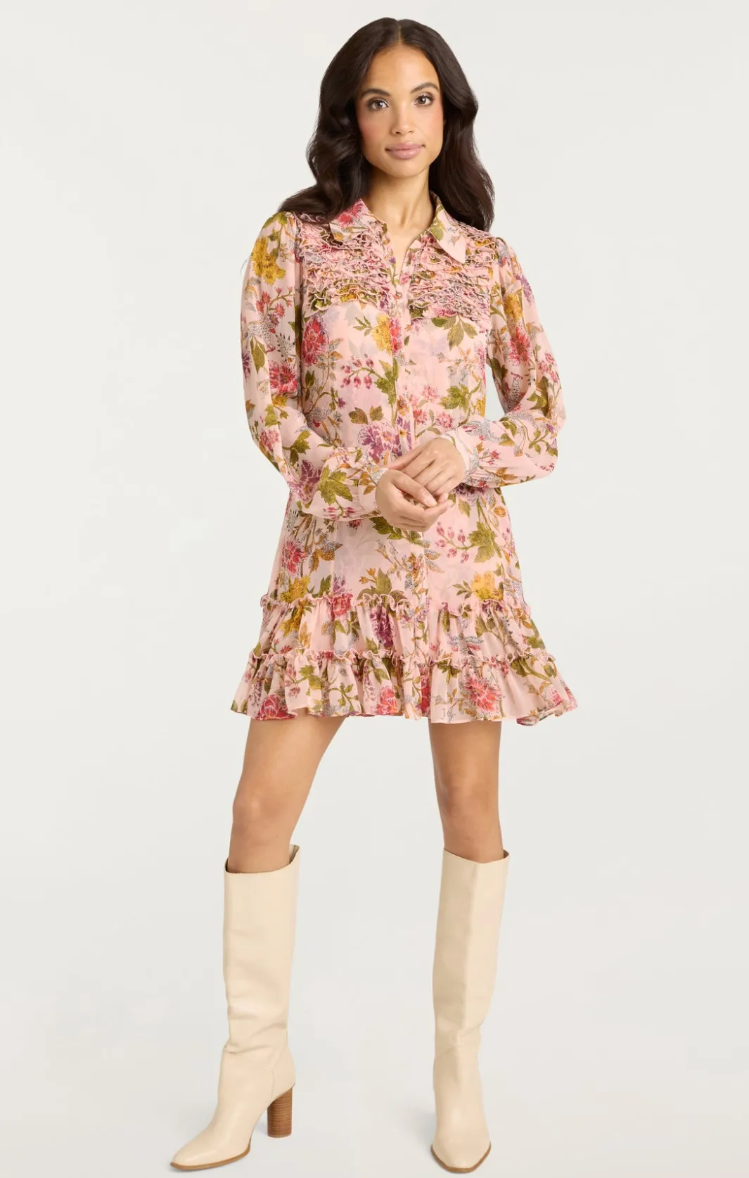 Mini<Cinq à Sept Barnes Dress SoftPinkMulti