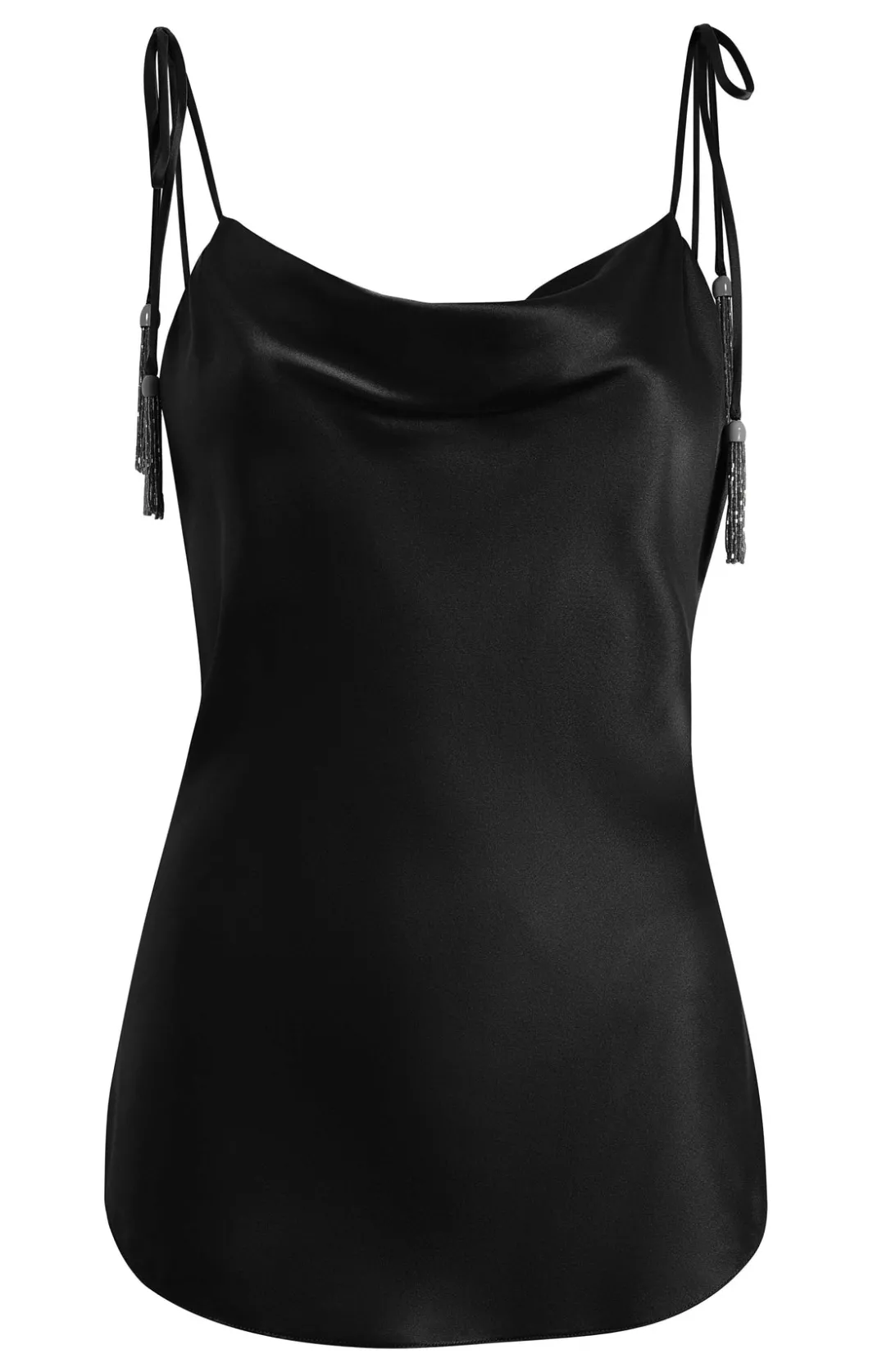 Tank Tops & Camisoles<Cinq à Sept Beaded Tassel Marta Cami Black