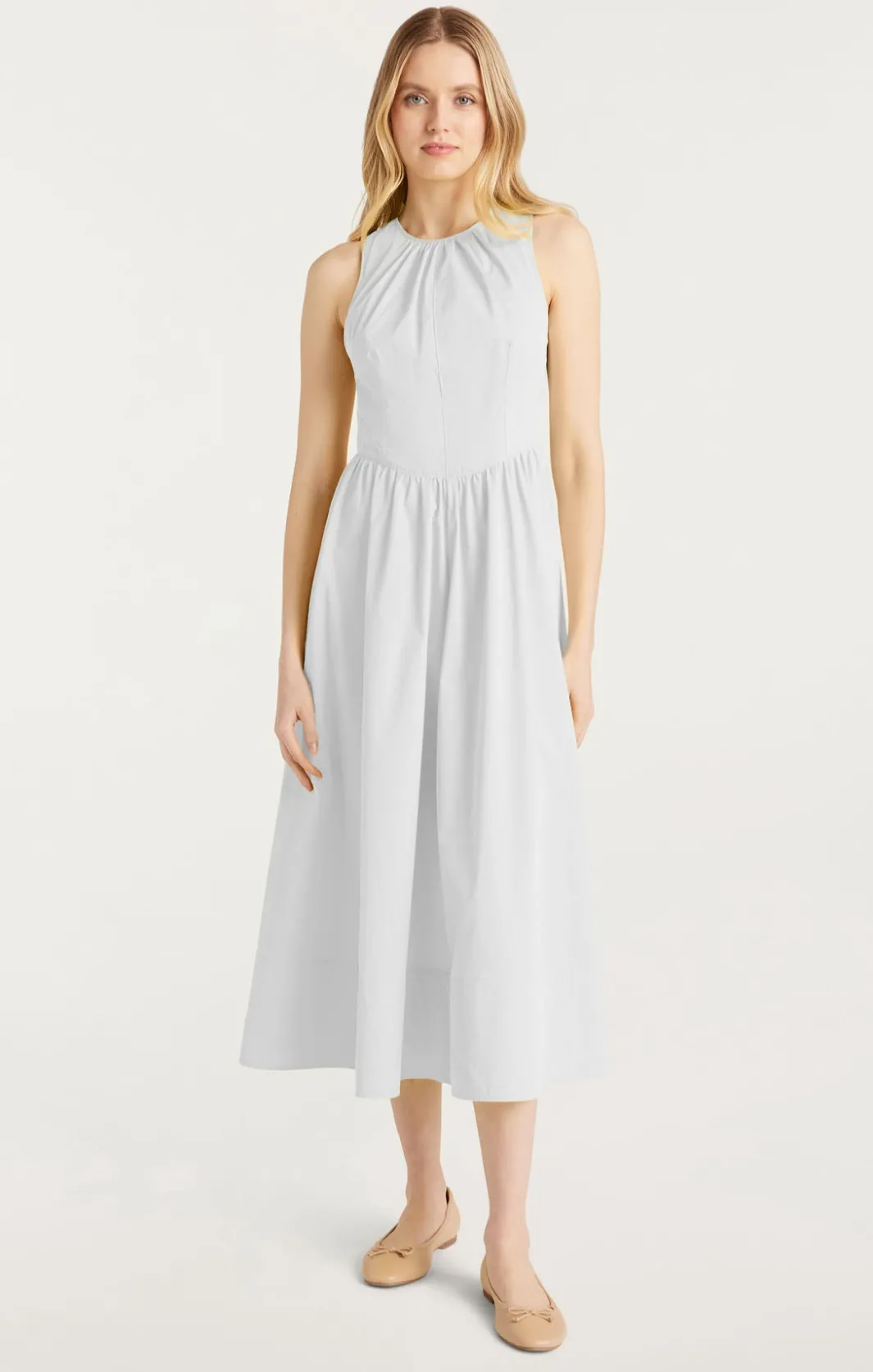 Midi<Cinq à Sept Benita Dress White