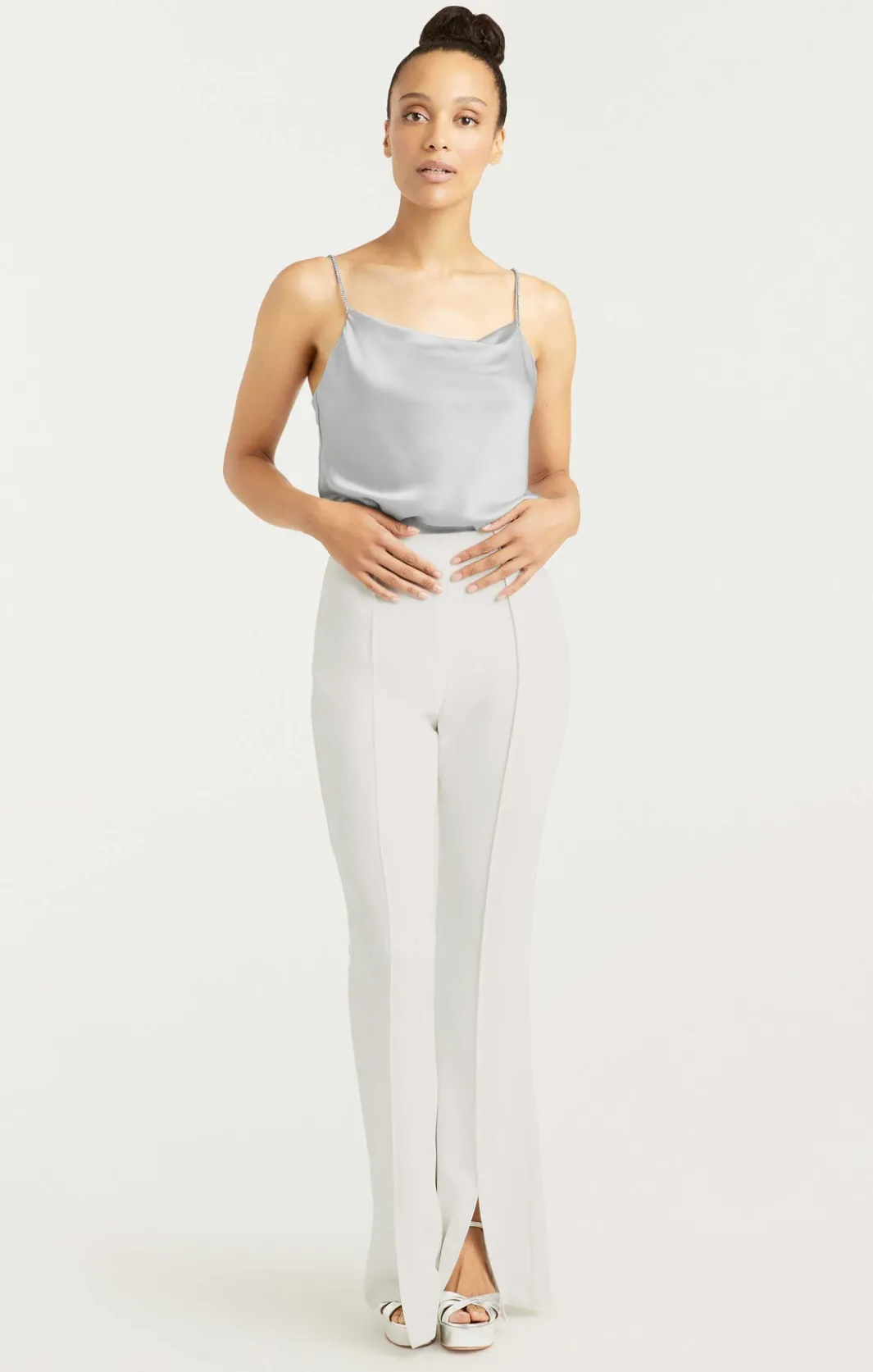 Pants<Cinq à Sept Billie Pant Ivory