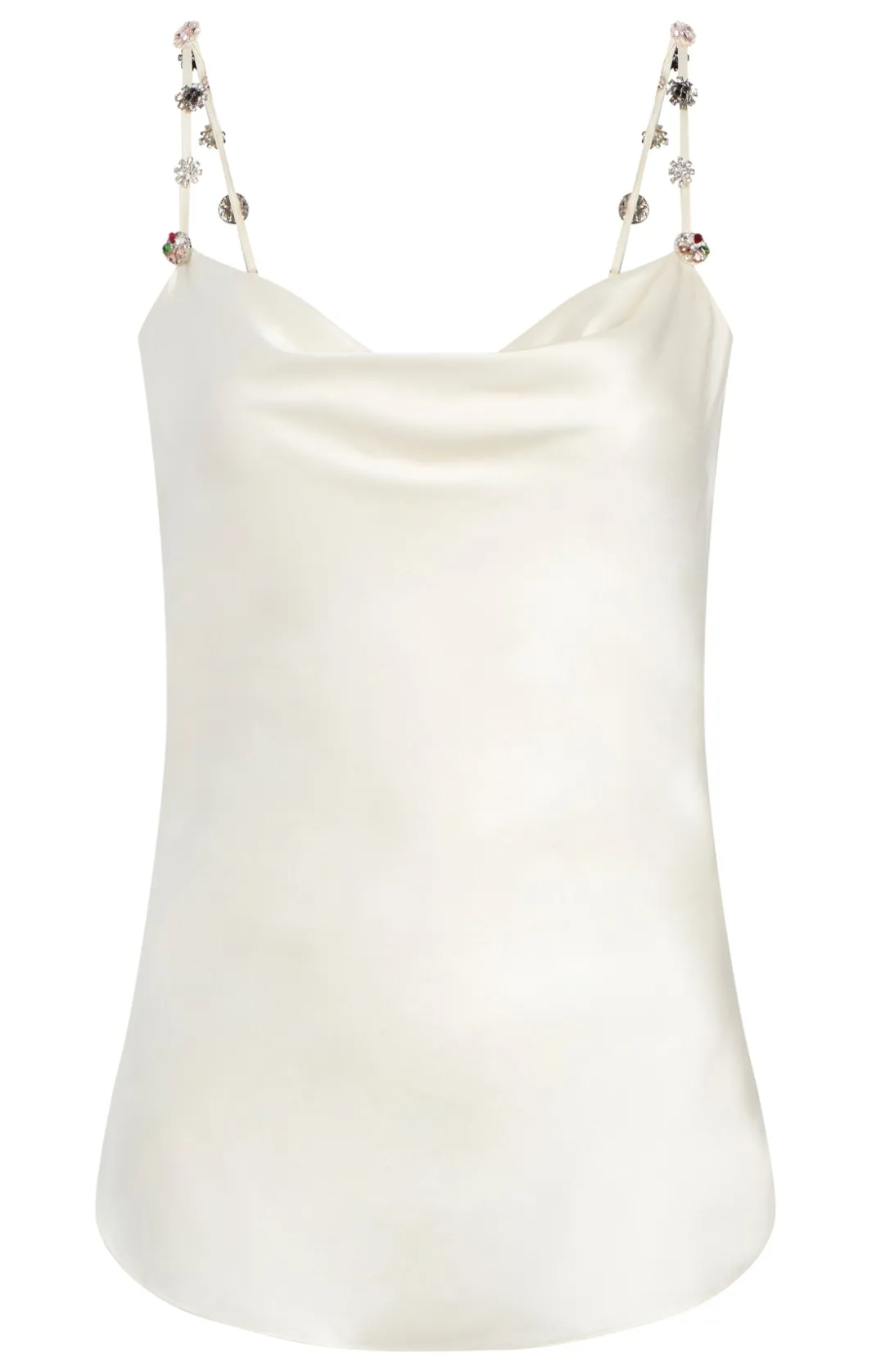 Tank Tops & Camisoles<Cinq à Sept Bohemian Rhinestone Marta Cami Ivory