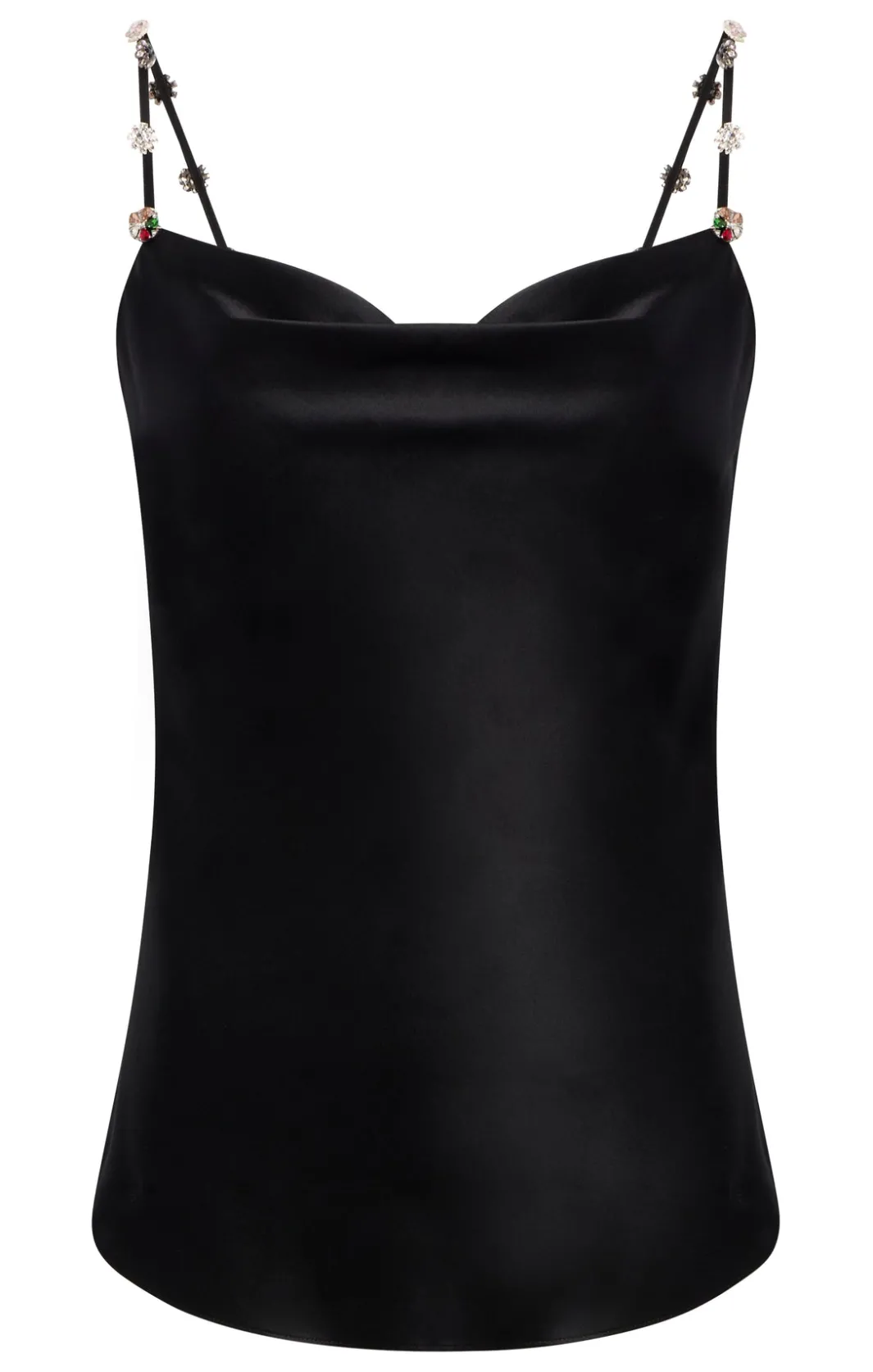 Tank Tops & Camisoles<Cinq à Sept Bohemian Rhinestone Marta Cami Black