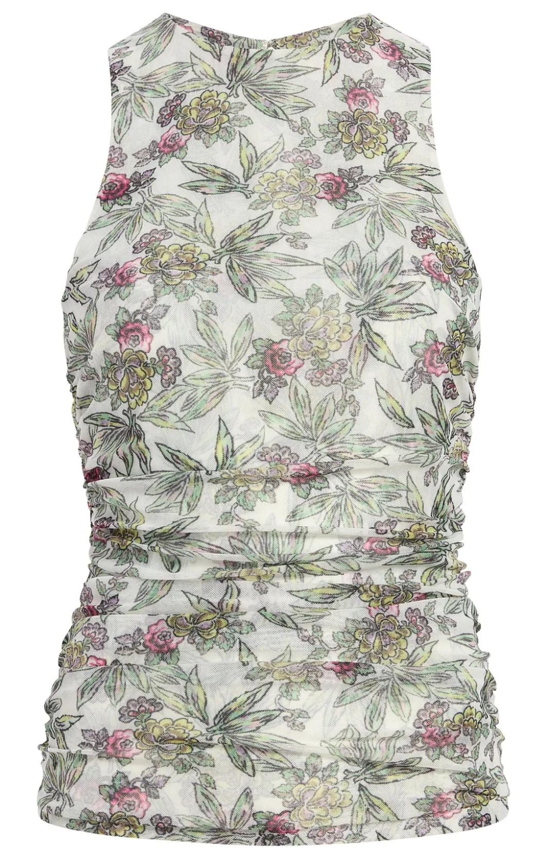 Tank Tops & Camisoles<Cinq à Sept Botanical Floral Dasha Top IvoryMulti