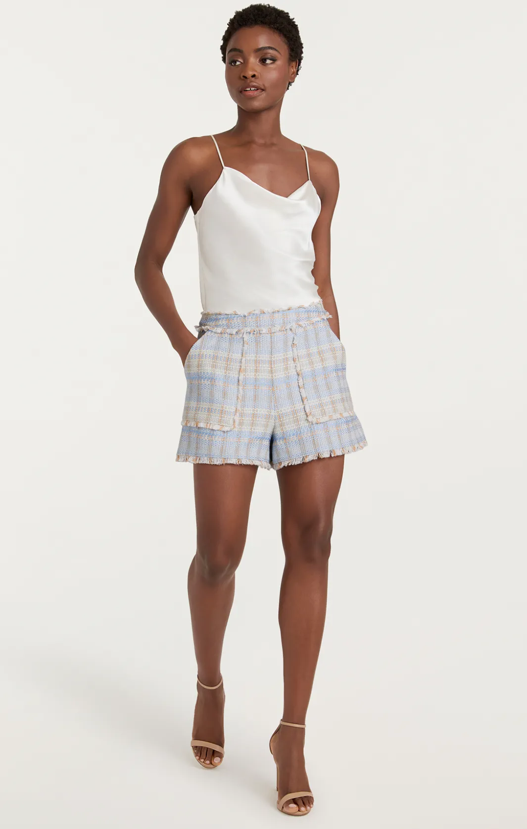 Shorts<Cinq à Sept Boxweave Allen Short Skylight