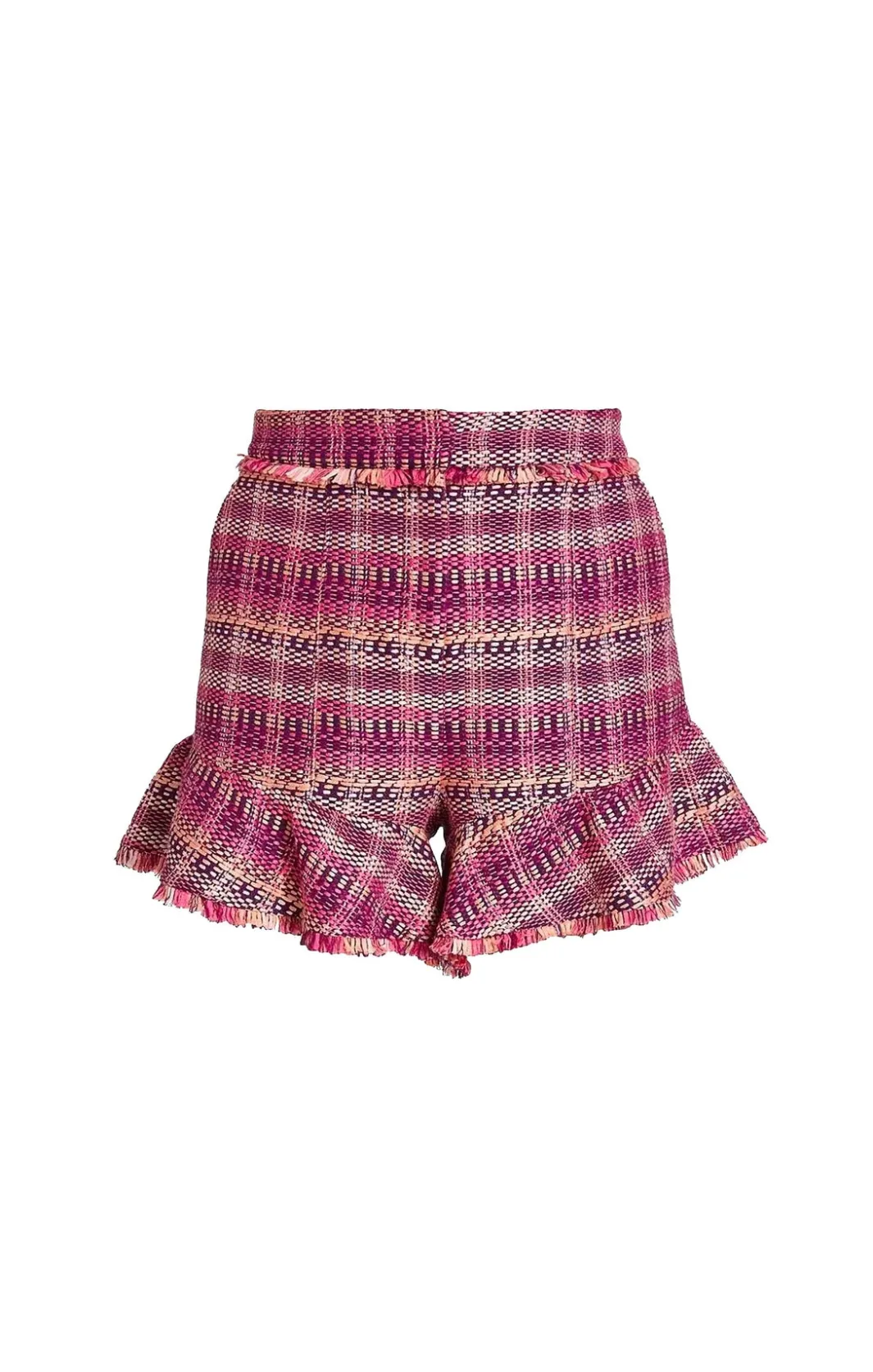Shorts<Cinq à Sept Boxweave Lexie Short PinkCandyMulti