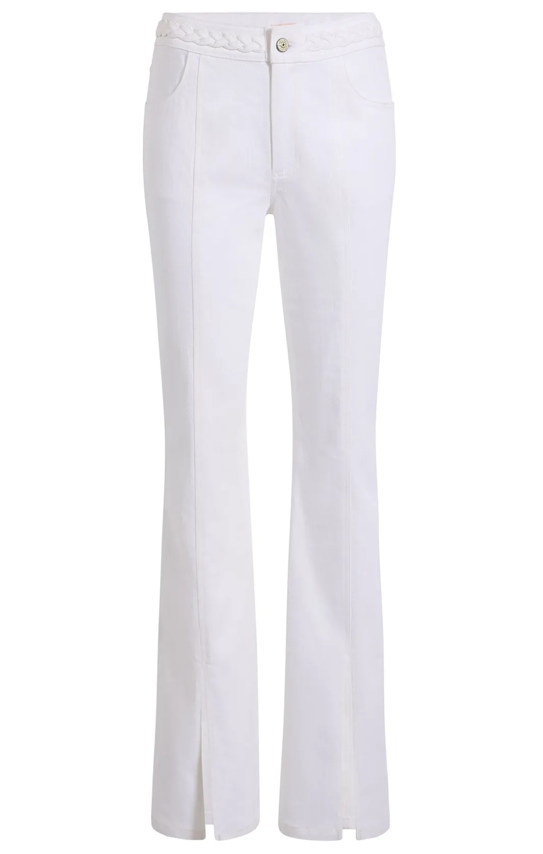 Pants | Denim<Cinq à Sept Braided Ferna Pant White