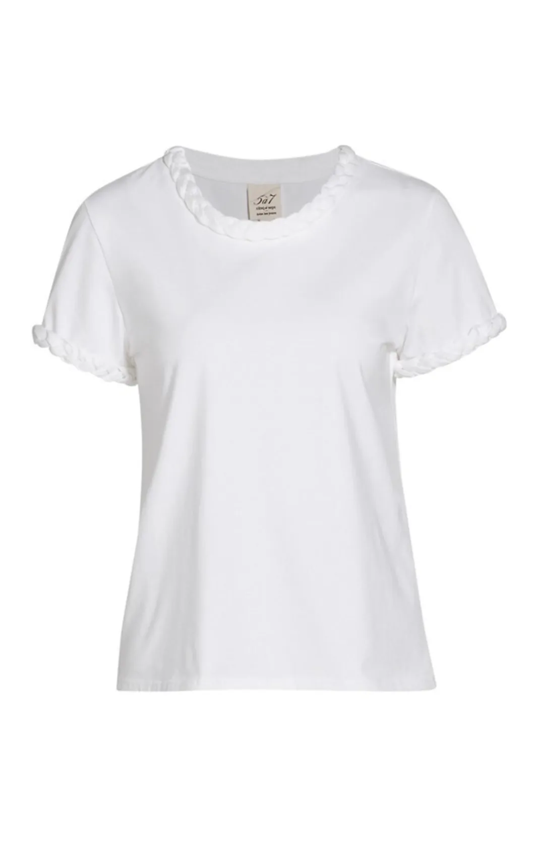 Tees & Pullovers<Cinq à Sept Braided Tee White