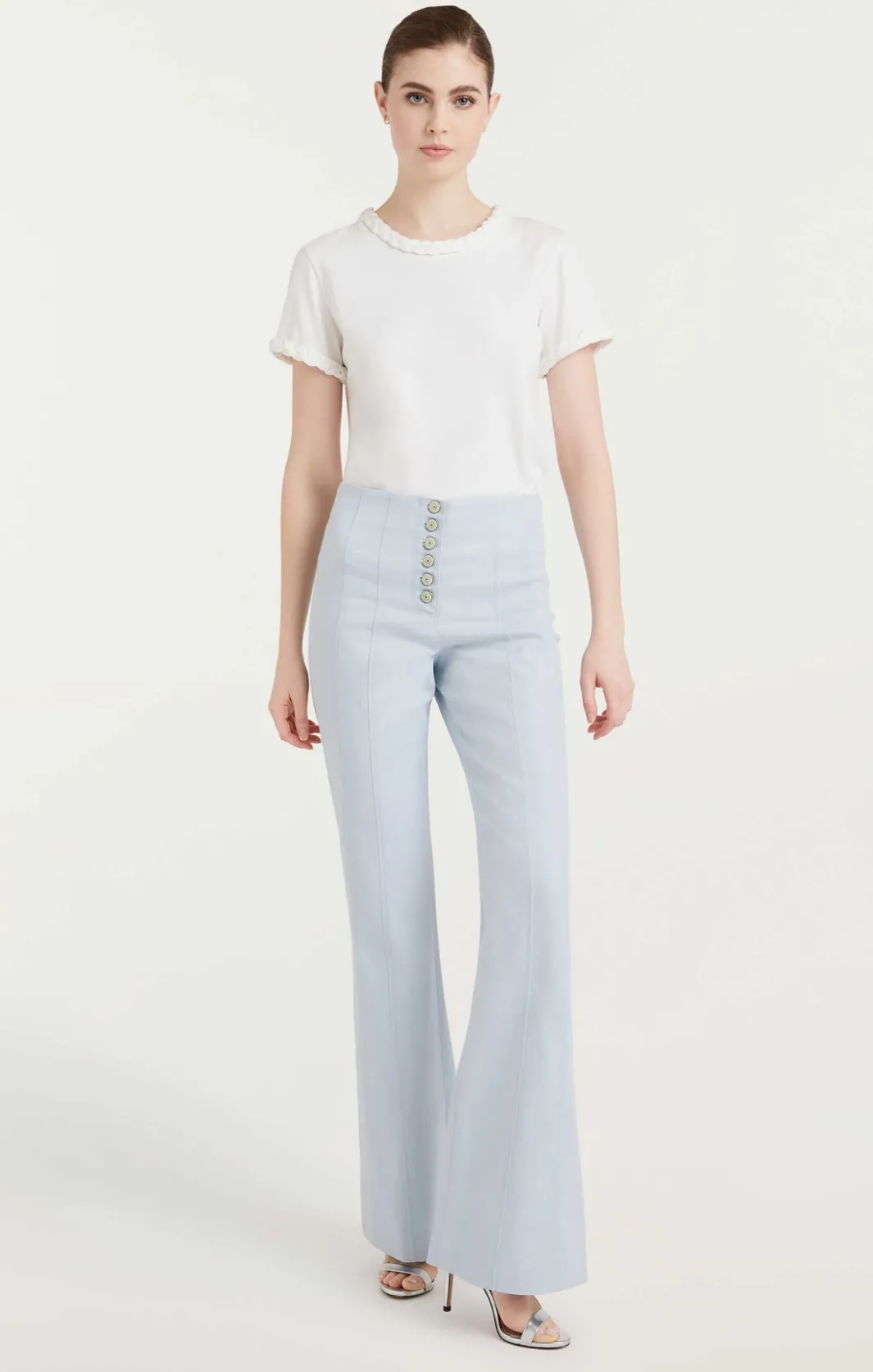 Tees & Pullovers<Cinq à Sept Braided Tee White