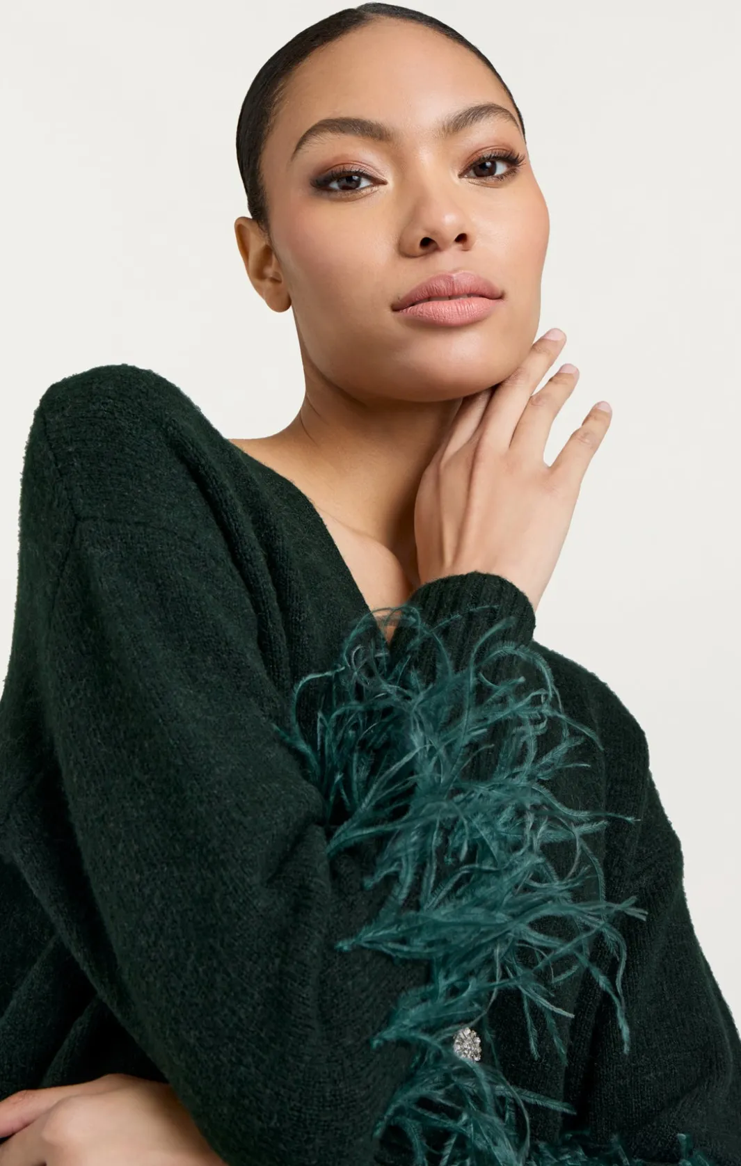 Sweaters & Knits | Sweaters & Knits<Cinq à Sept Briana Cardigan DarkEmerald