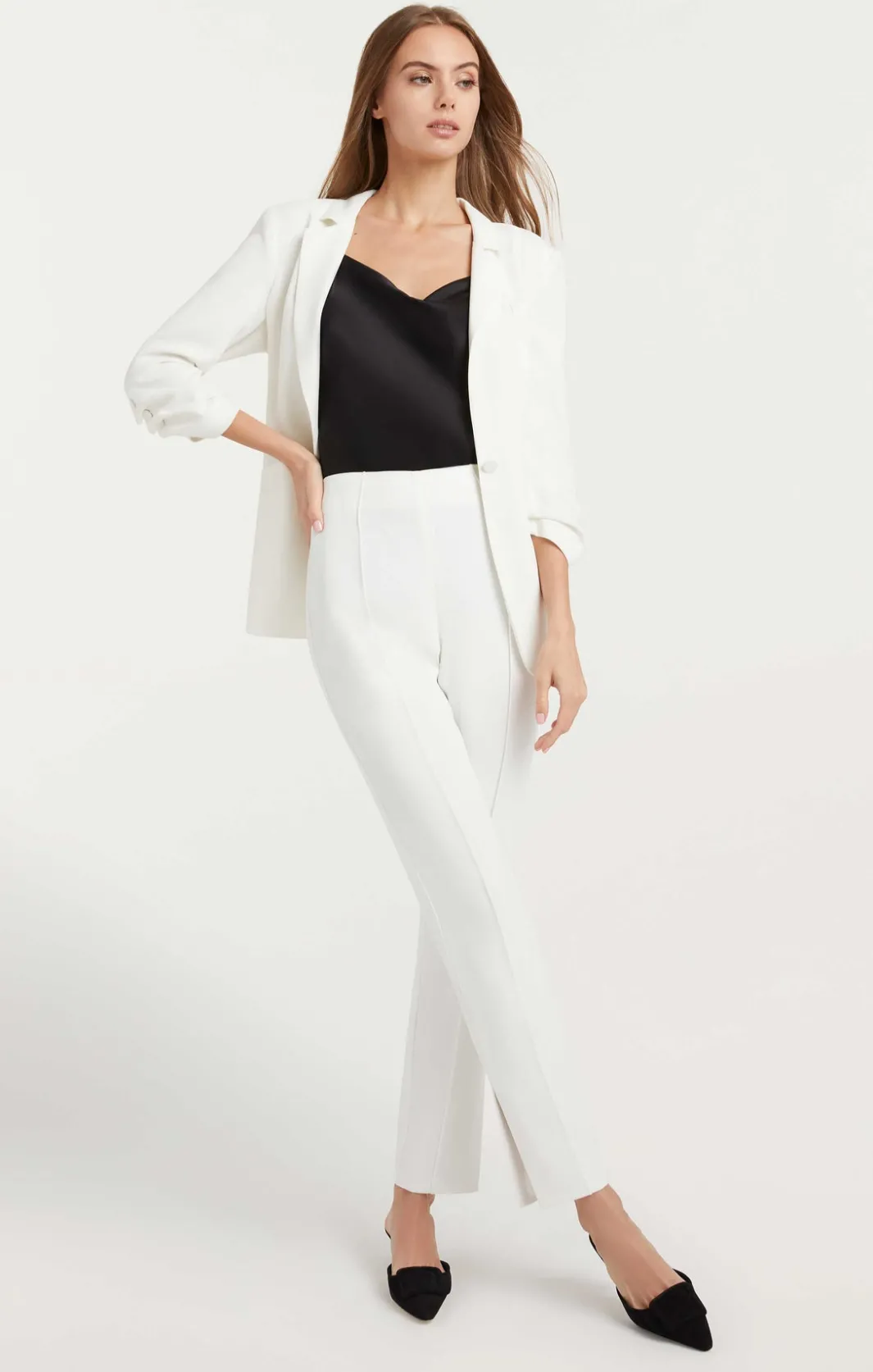 Pants<Cinq à Sept Brianne Pant Ivory