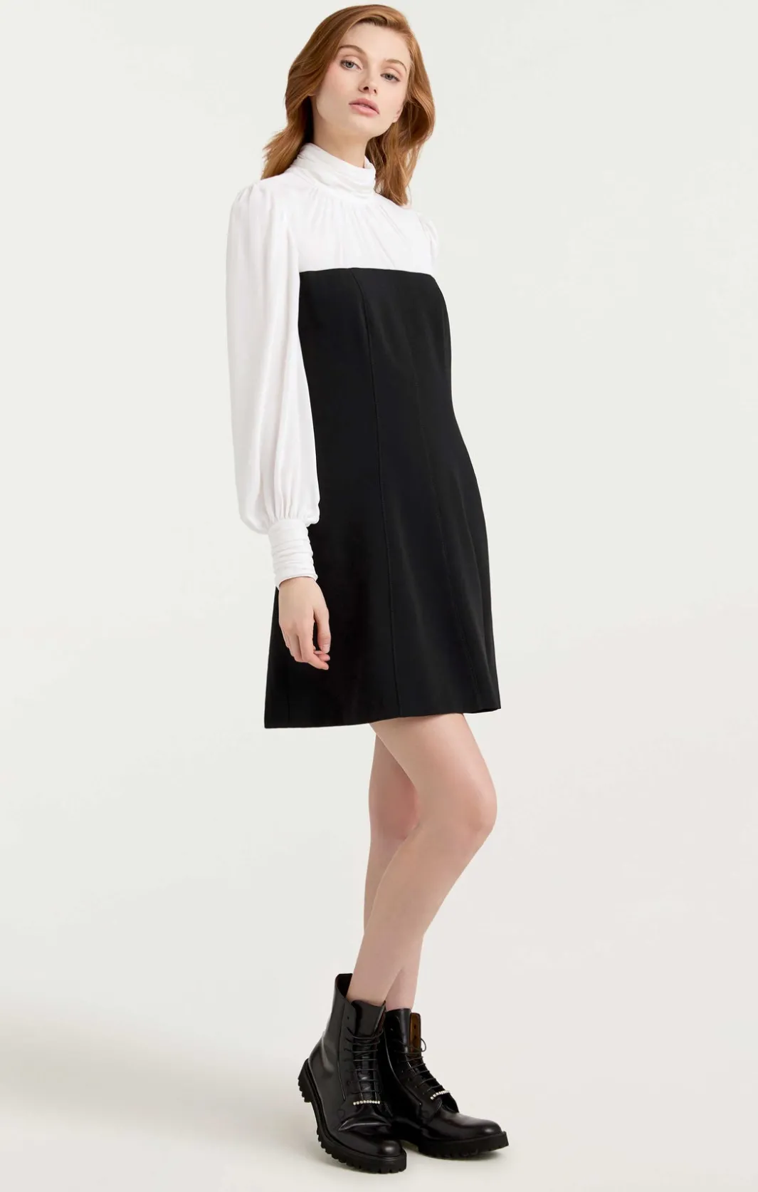 Mini<Cinq à Sept Caley Dress Black/Ivory