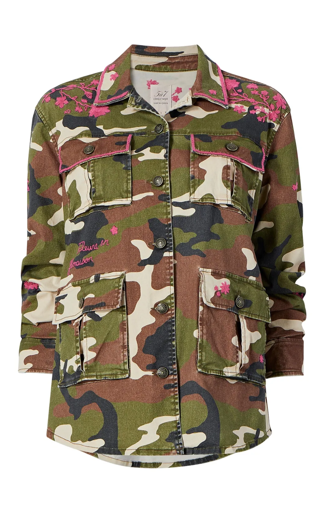 Jackets<Cinq à Sept Camo Floral Vine Vera Jacket ClassicMulti