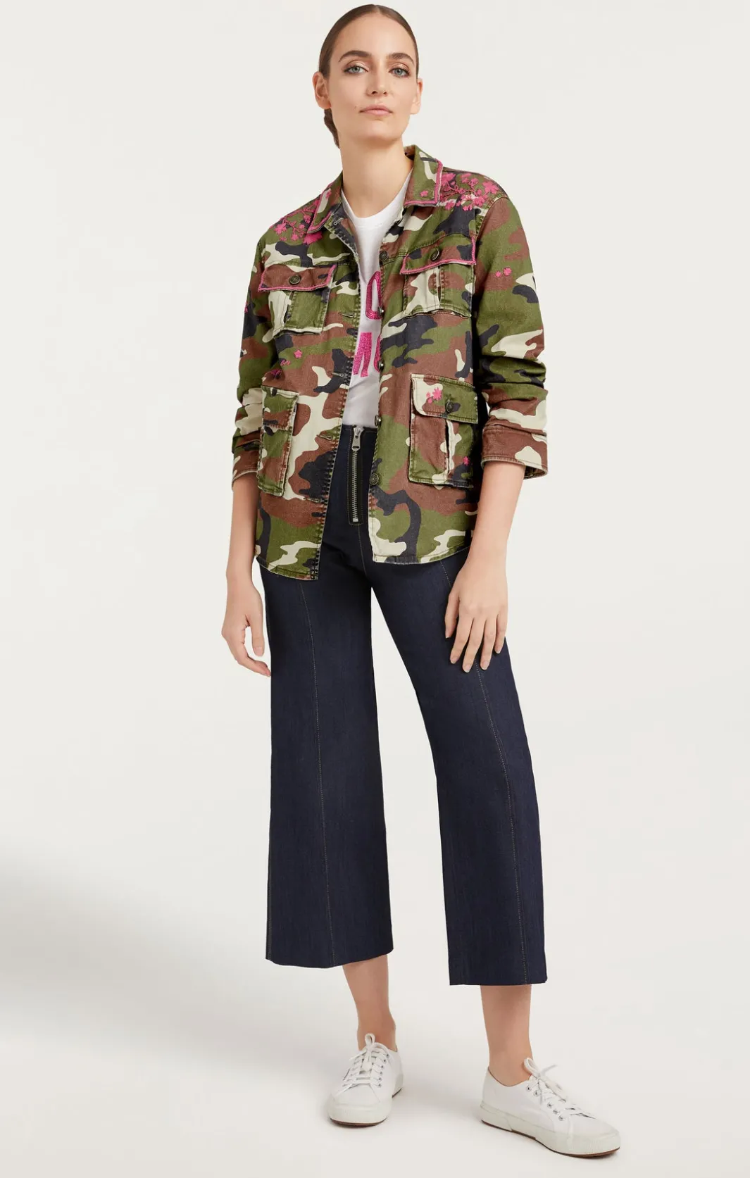Jackets<Cinq à Sept Camo Floral Vine Vera Jacket ClassicMulti