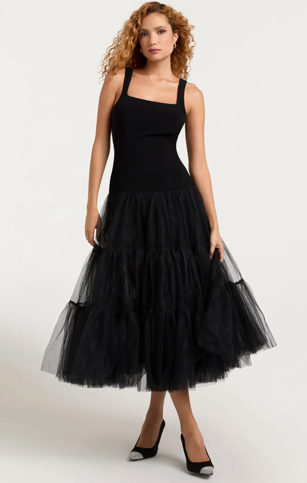 Midi | Cocktail & Evening<Cinq à Sept Carolina Dress Black