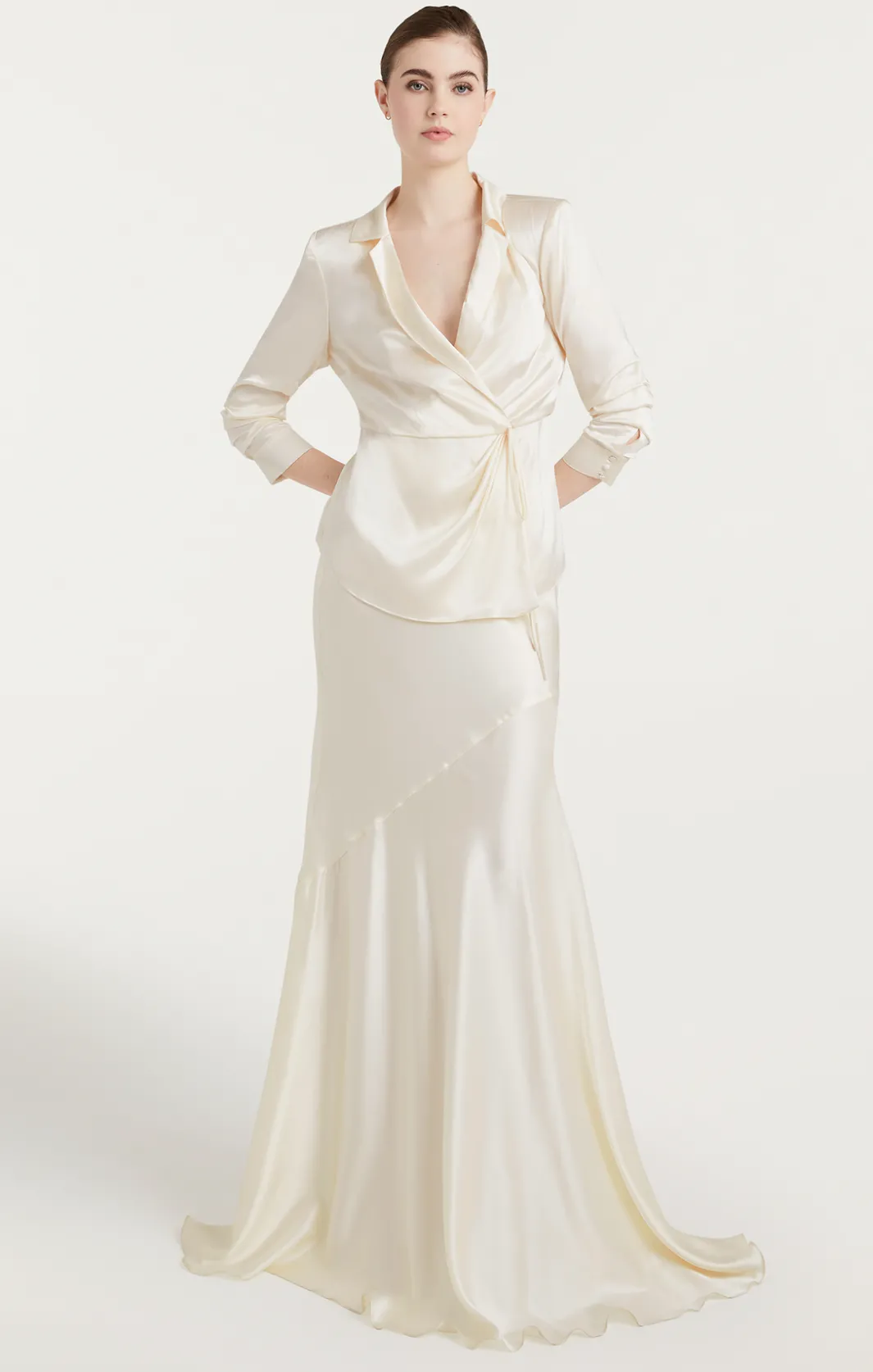 Long Sleeve Tops<Cinq à Sept Carter Top Ivory