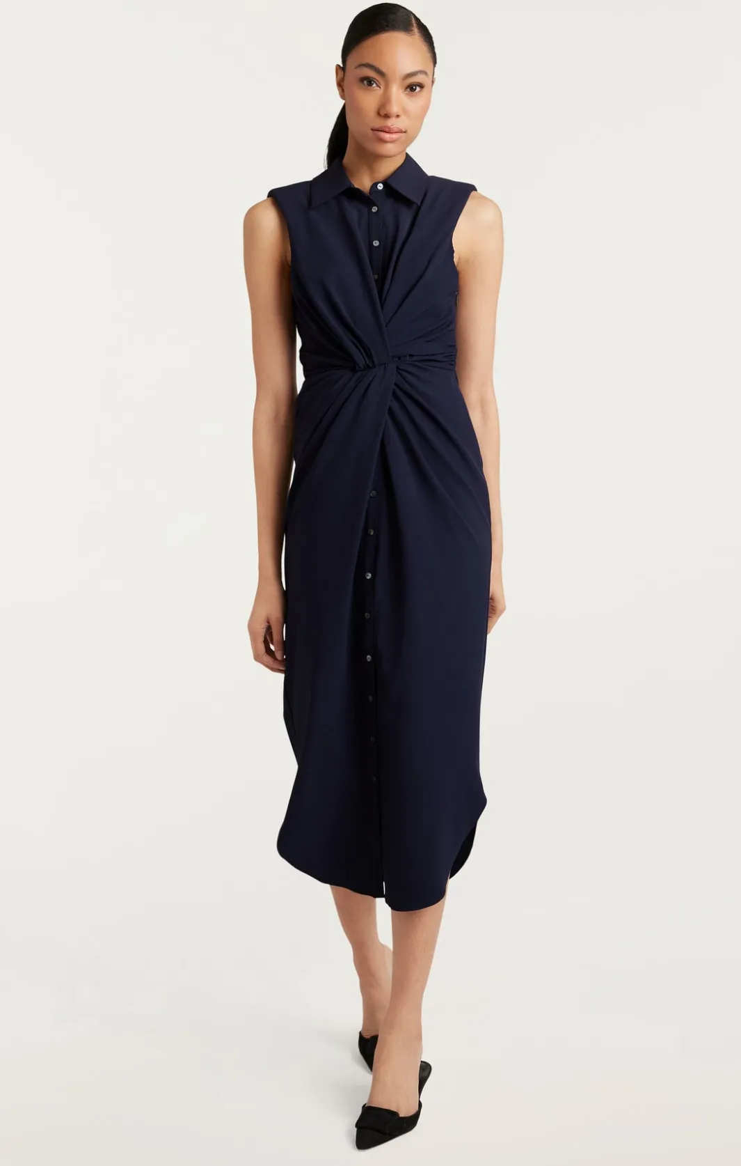 Midi<Cinq à Sept Catalina Dress Navy