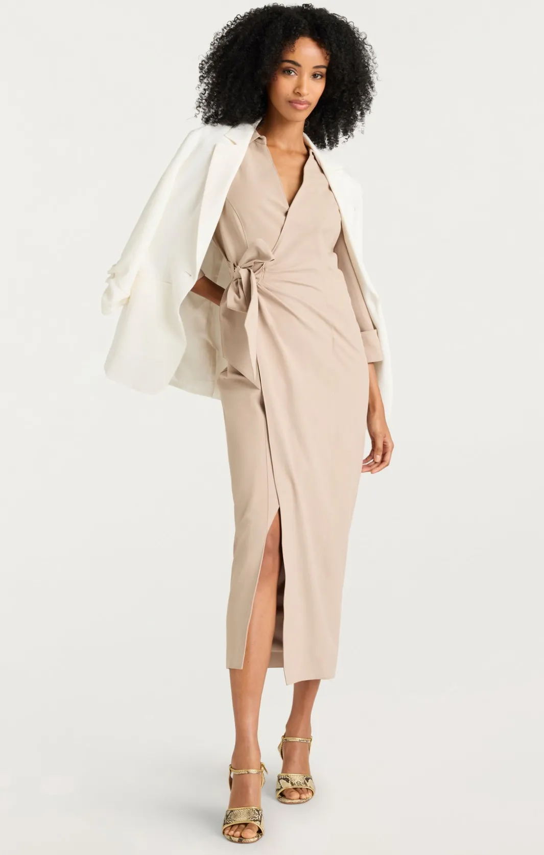 Midi<Cinq à Sept Cayleigh Dress Khaki