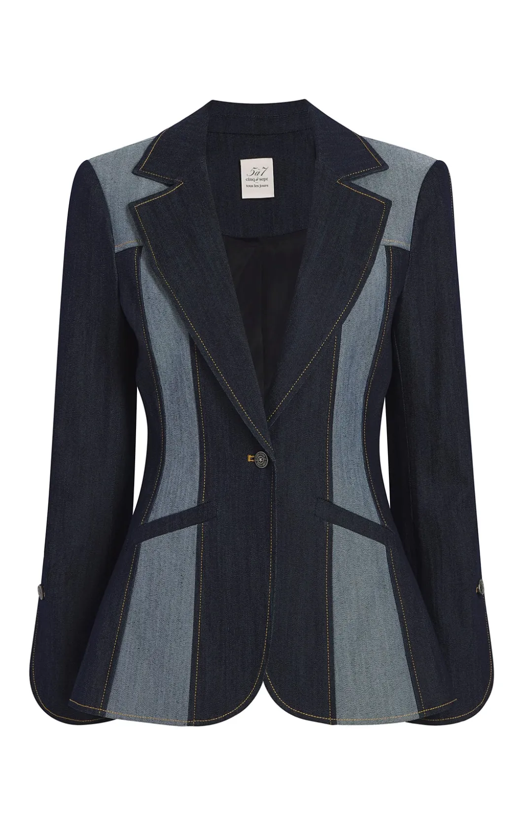 Jackets | Denim<Cinq à Sept Celie Blazer Indigo