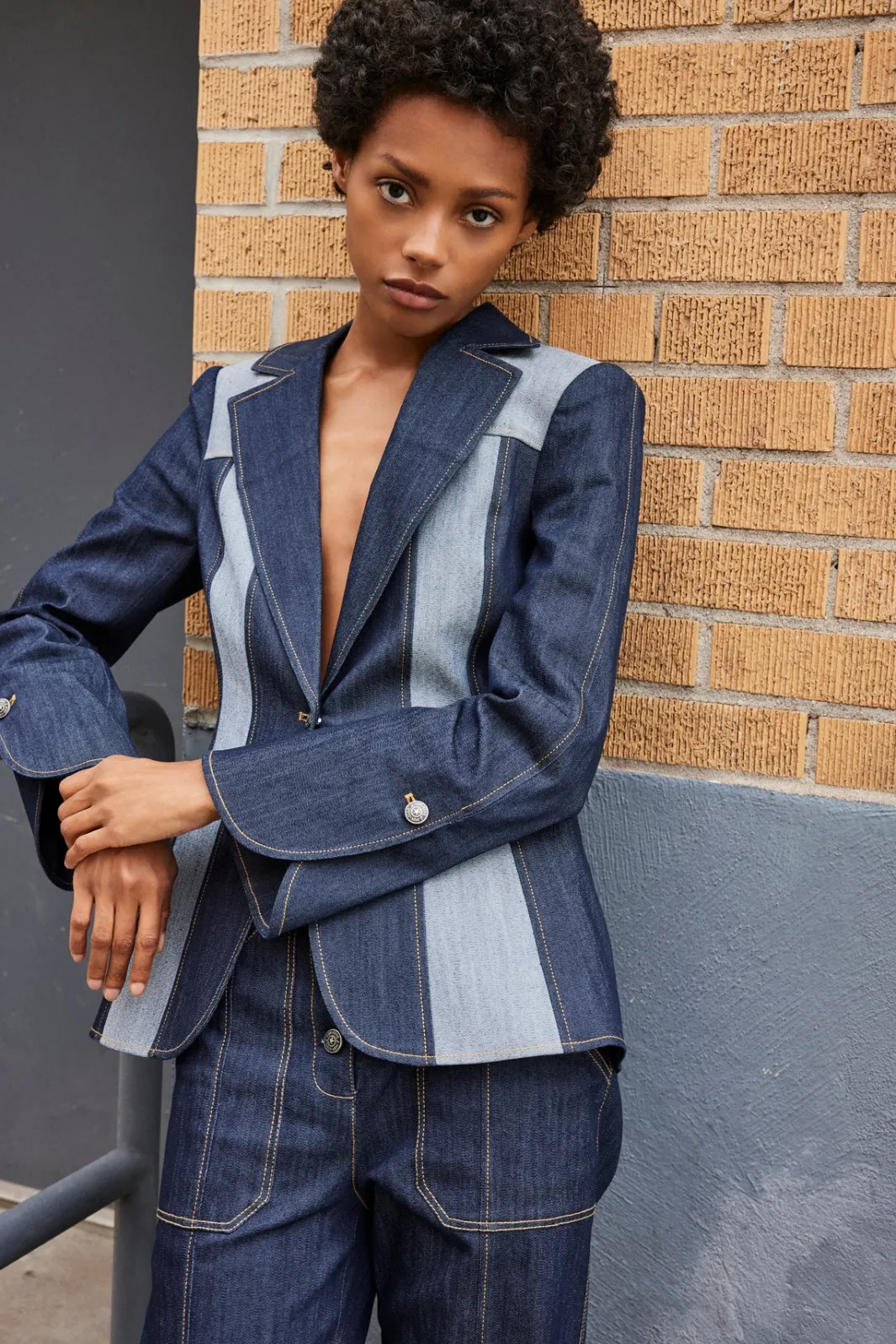 Jackets | Denim<Cinq à Sept Celie Blazer Indigo