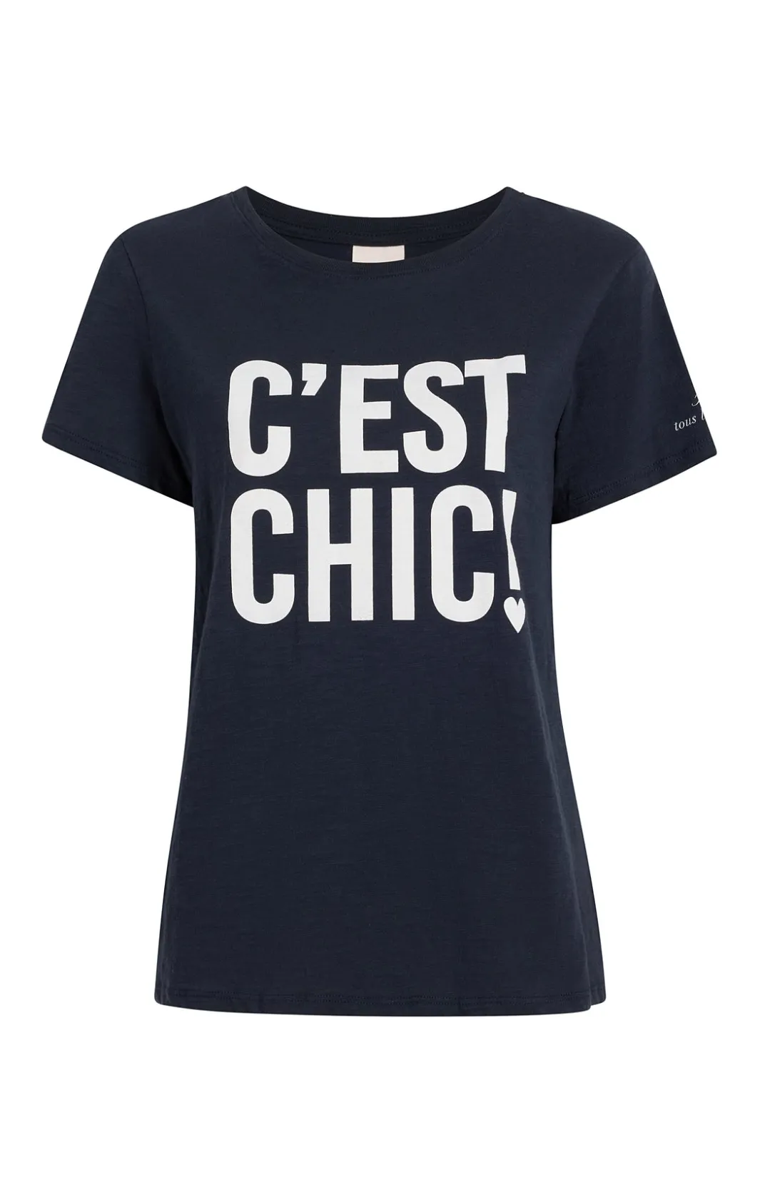 Tees & Pullovers<Cinq à Sept C'est Chic Tee Navy/White