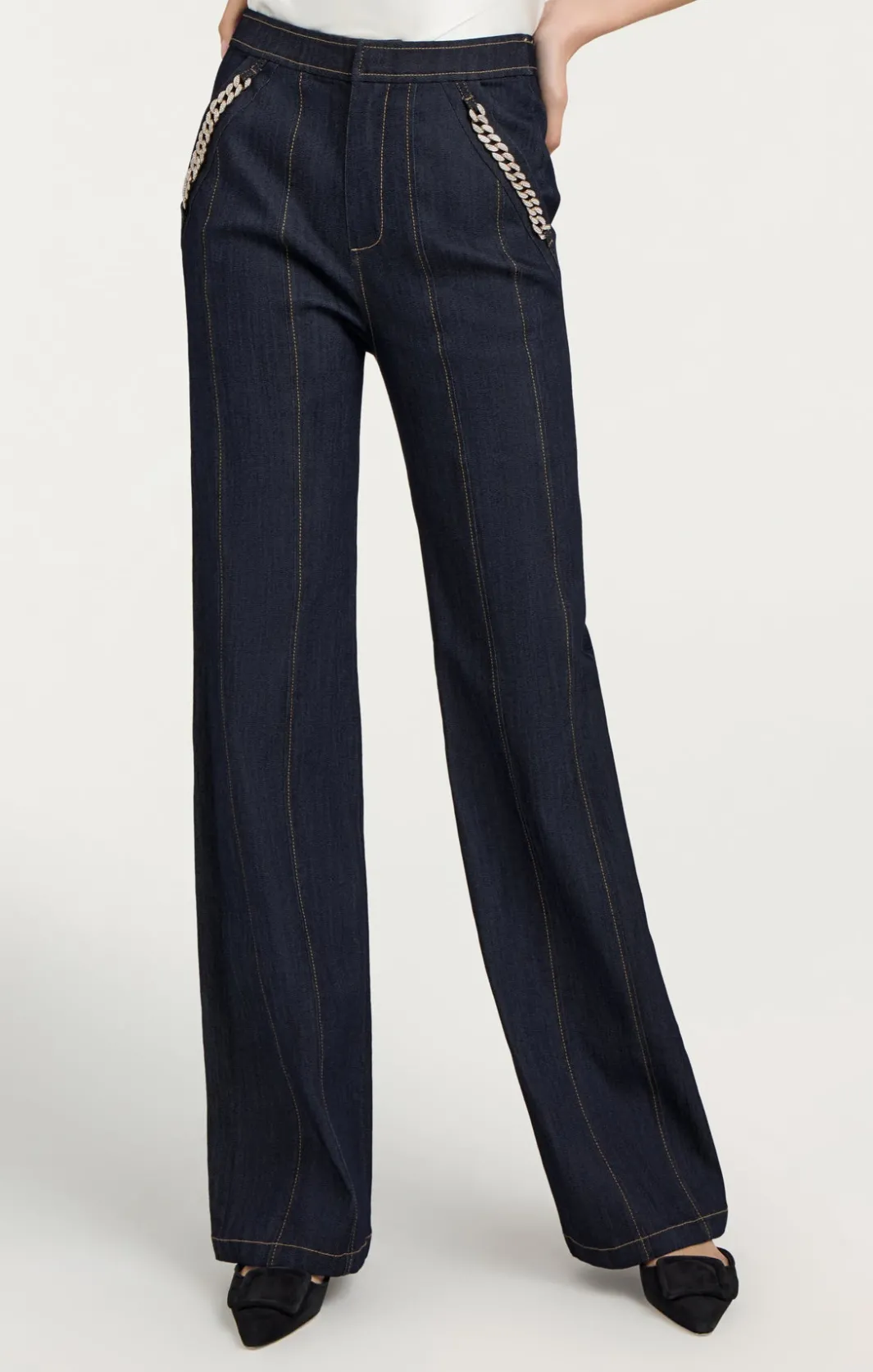 Pants | Denim<Cinq à Sept Chaya Pant Indigo