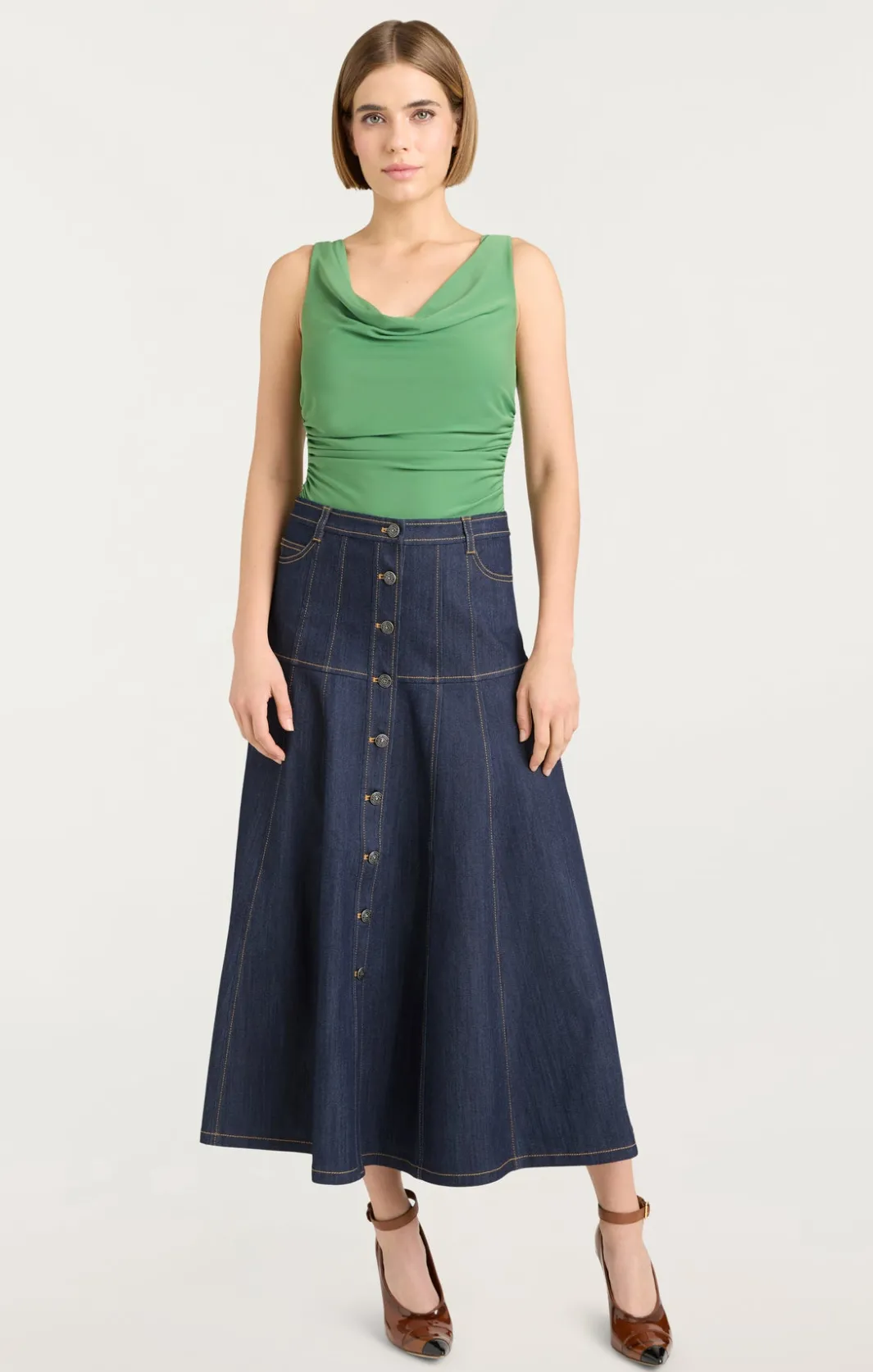 Tank Tops & Camisoles<Cinq à Sept Cherise Top SeaPalm