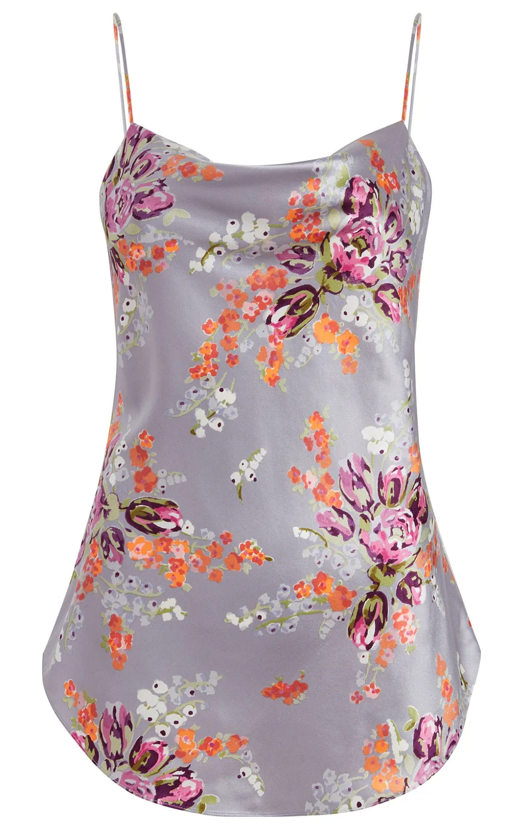 Tank Tops & Camisoles<Cinq à Sept Claudette Floral Marta Cami GreyMulti