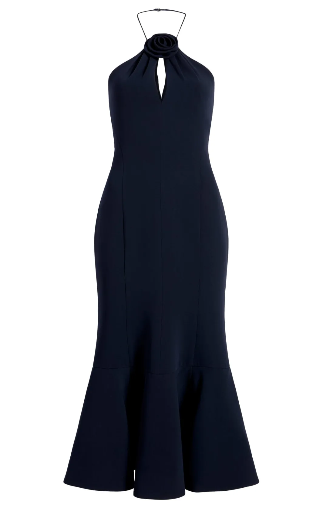 Midi | Cocktail & Evening<Cinq à Sept Crepe Flower Jennie Dress Navy