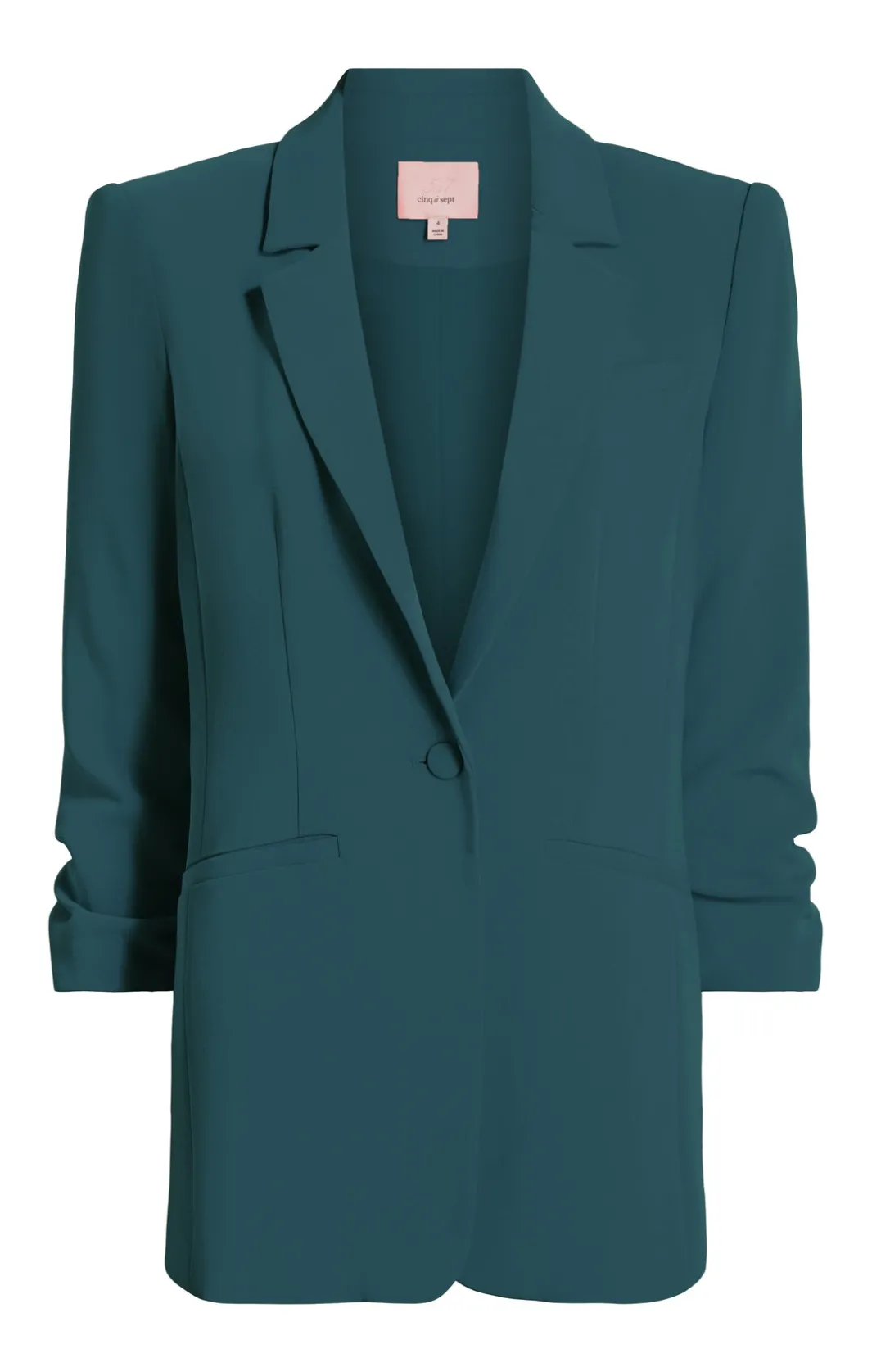 Blazers<Cinq à Sept Crepe Khloe Blazer GreenOnyx