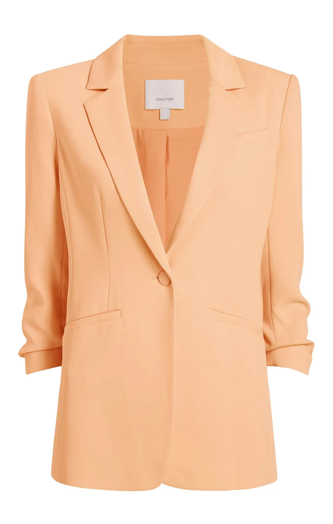Blazers<Cinq à Sept Crepe Khloe Blazer Marmalade