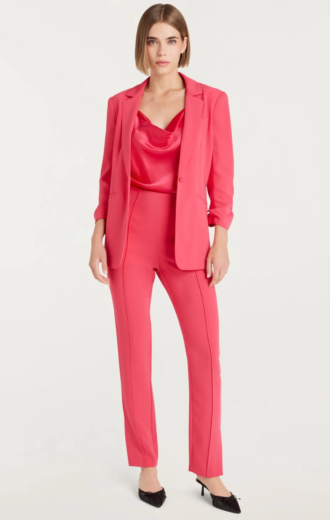 Blazers<Cinq à Sept Crepe Khloe Blazer BerryFizz