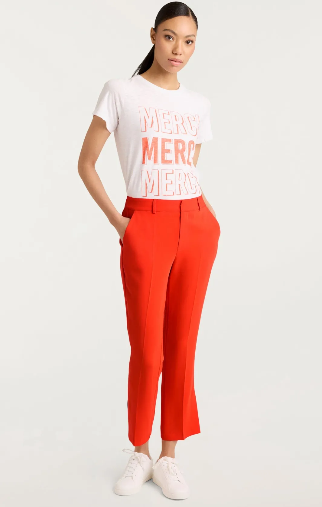 Pants<Cinq à Sept Cropped Kerry Pant DeepTangelo