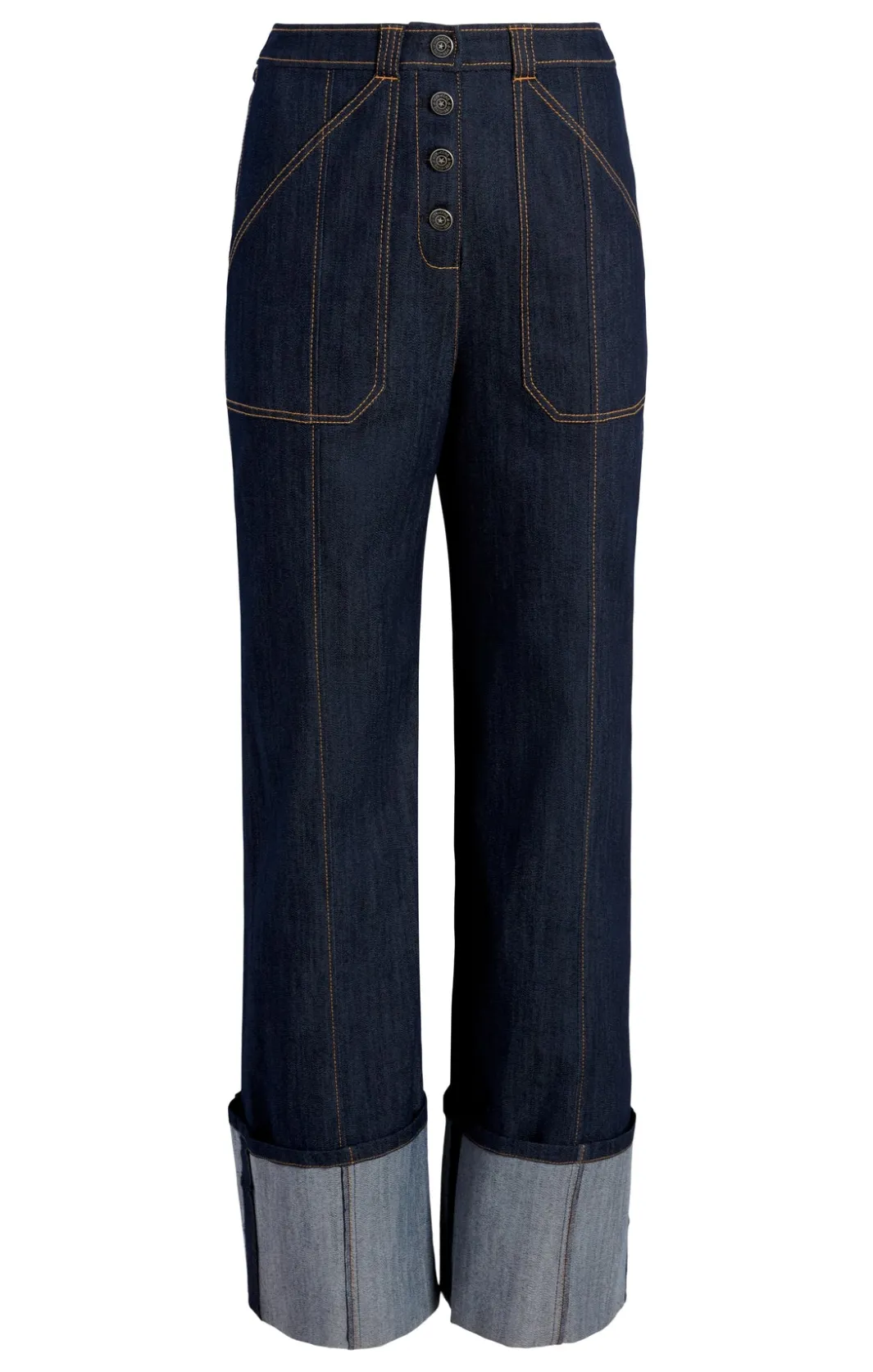 Pants | Denim<Cinq à Sept Cuffed Benji Pant Indigo