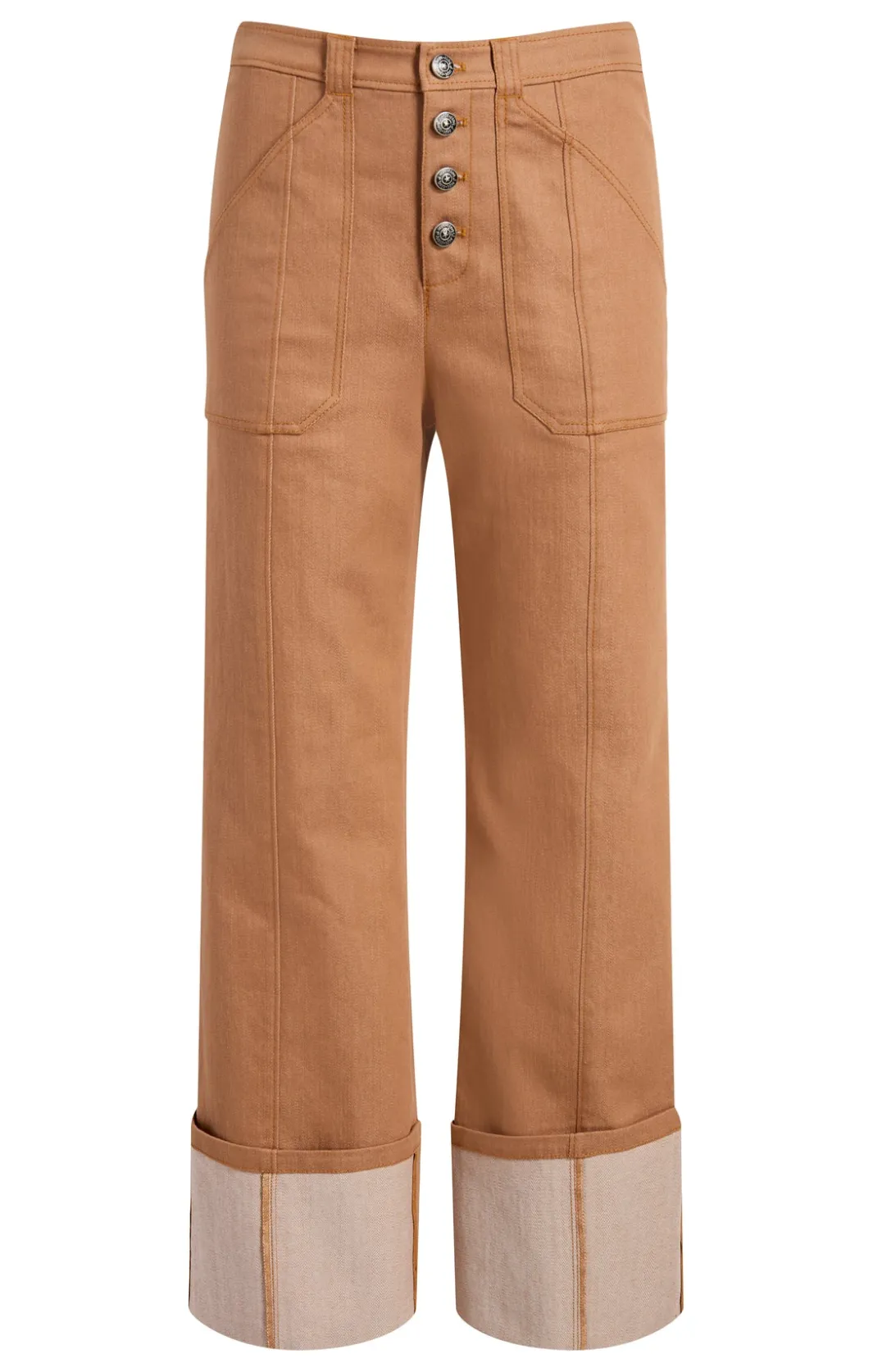 Pants | Denim<Cinq à Sept Cuffed Benji Pant Cocoa