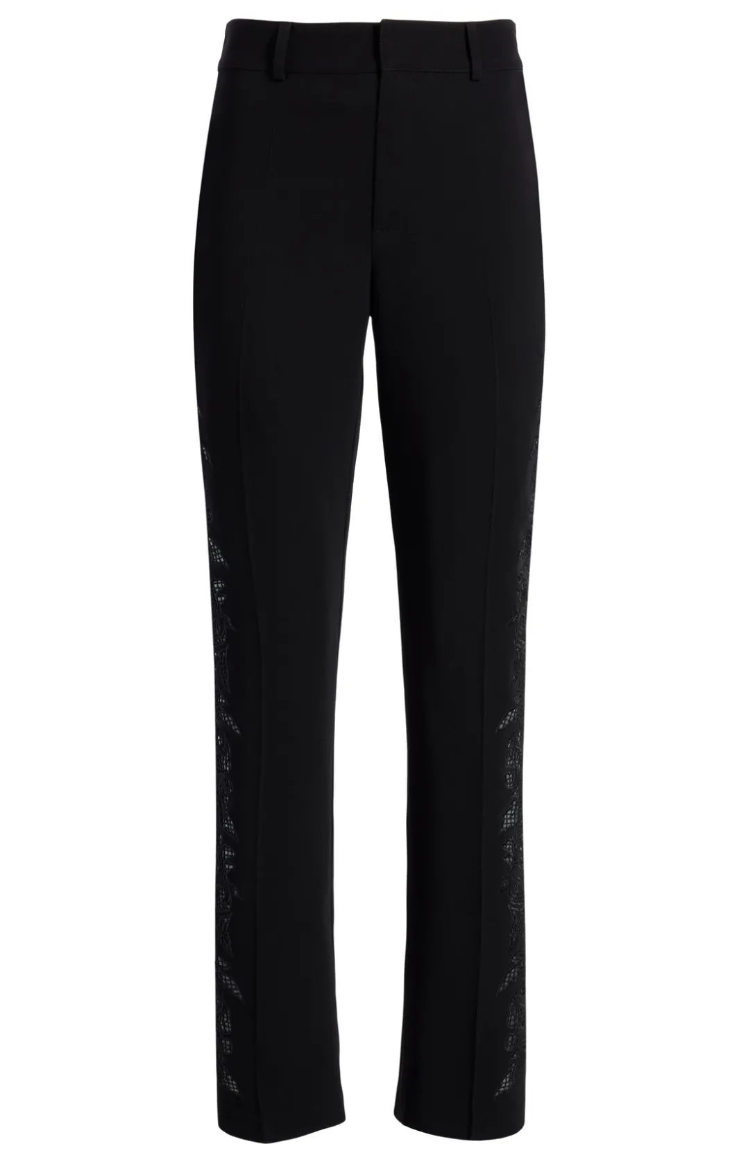 Pants<Cinq à Sept Cutout Paisley Embellished Kerry Pant Black
