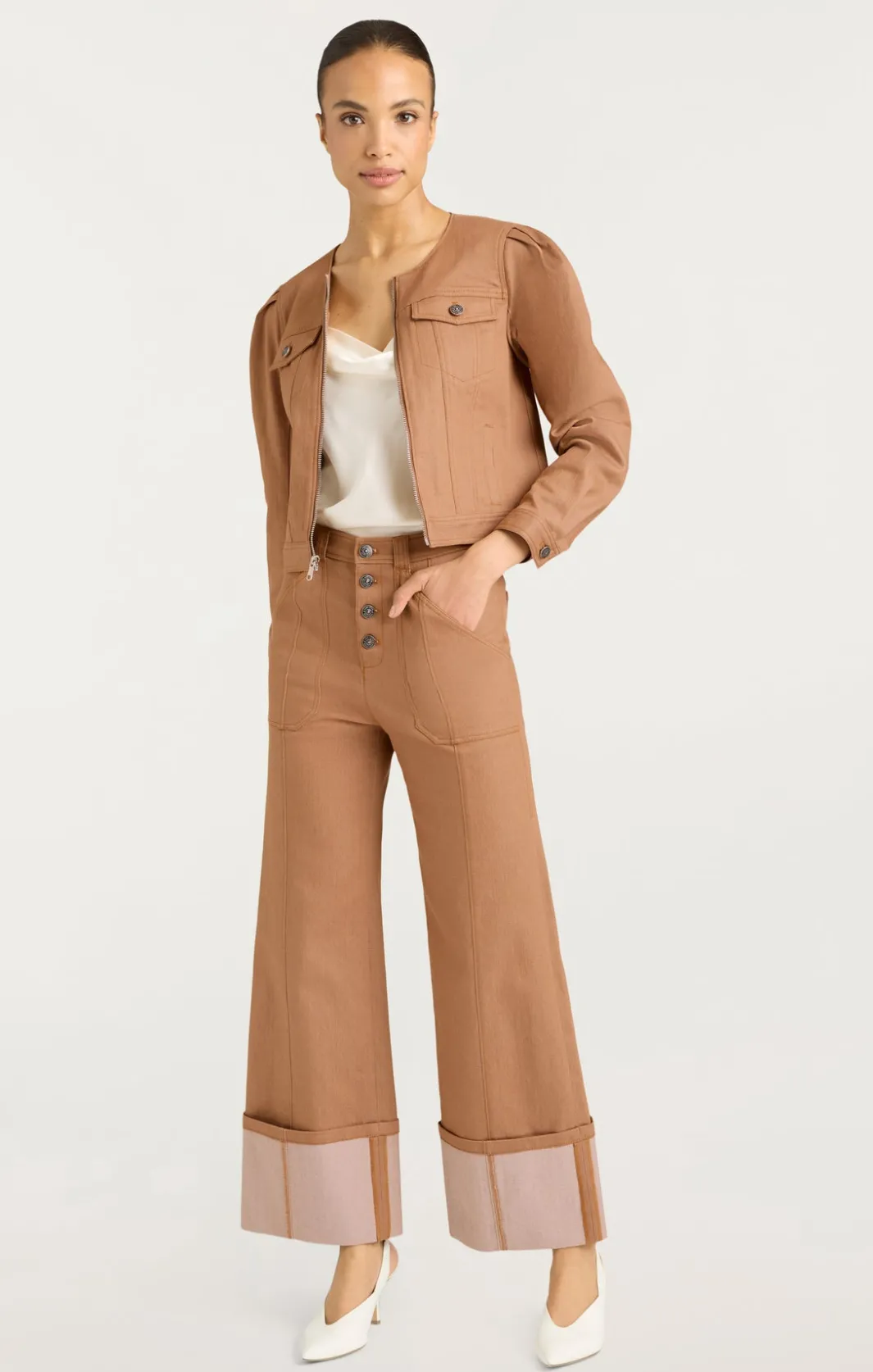 Jackets | Denim<Cinq à Sept Dalia Jacket Cocoa
