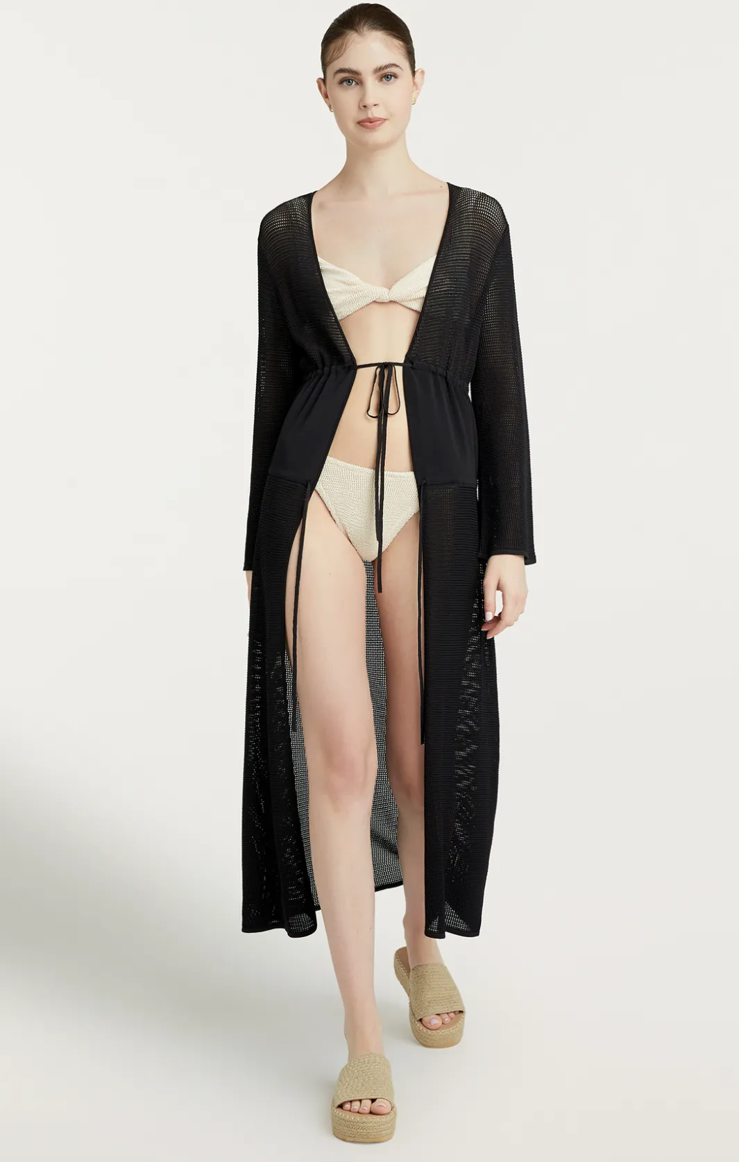 Sweaters & Knits | Sweaters & Knits<Cinq à Sept Darcy Knit Cover Up Black