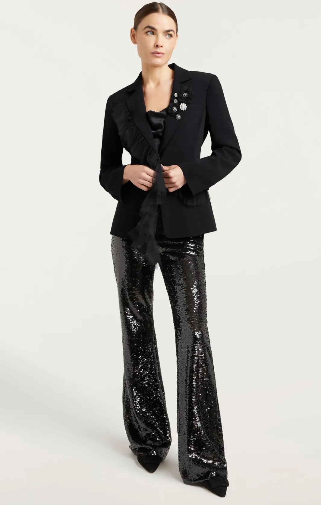 Jackets<Cinq à Sept Delia Jacket Black