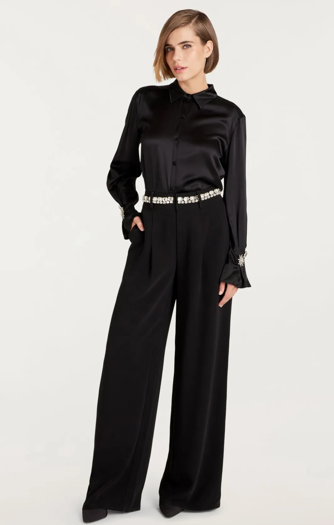 Long Sleeve Tops<Cinq à Sept Demetria Top Black
