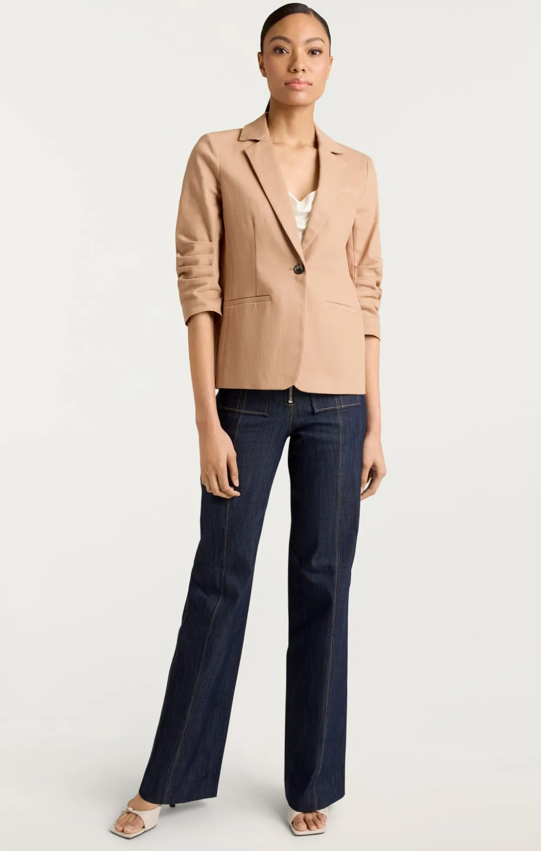 Blazers | Denim<Cinq à Sept Denim Khloe Blazer Sahara
