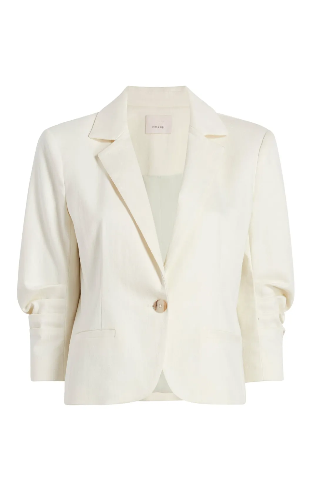 Jackets | Denim<Cinq à Sept Denim Le Petit Khloe Blazer Gardenia